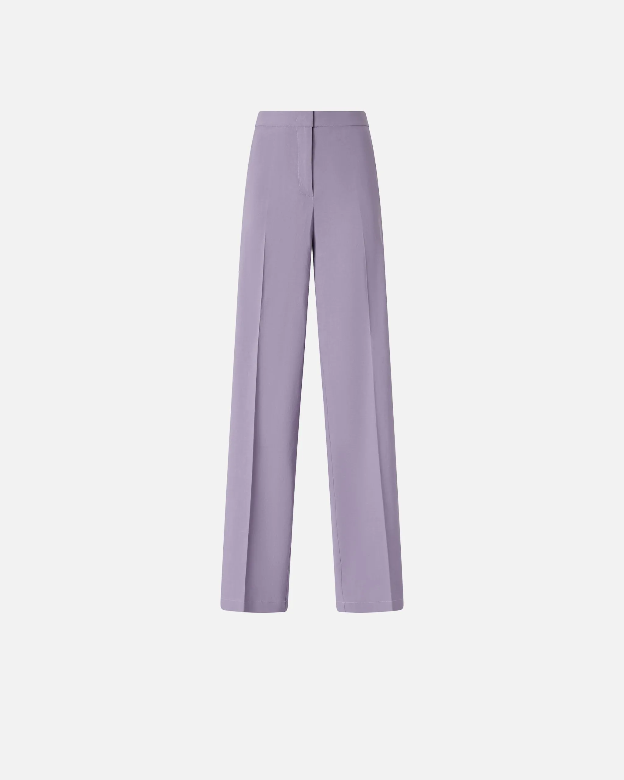 Pantalon plissé en lin stretch Violet