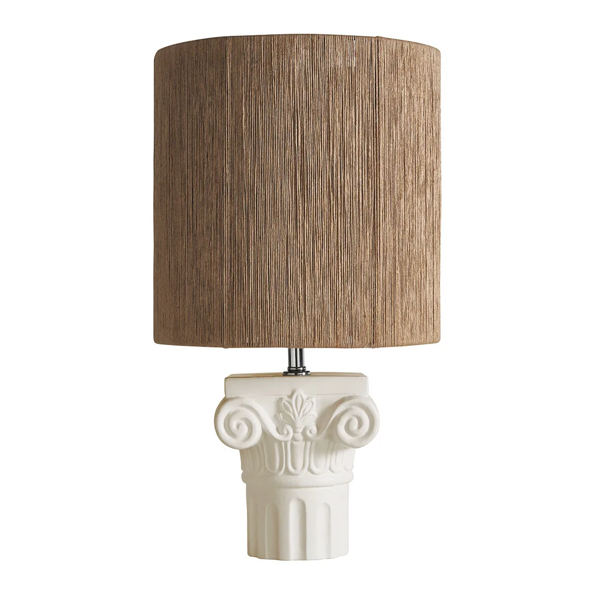 Pied de lampe colonne - beige - petit modèle Beige COLONNE