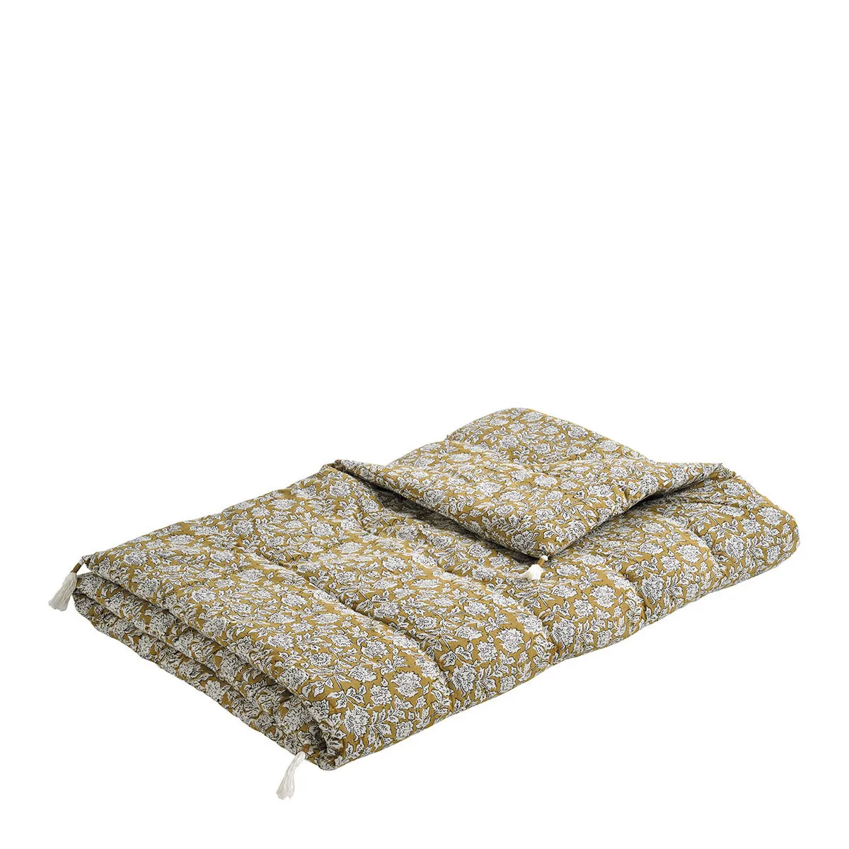 Futon éden en coton - 180 x 80 cm - safran Jaune EDEN