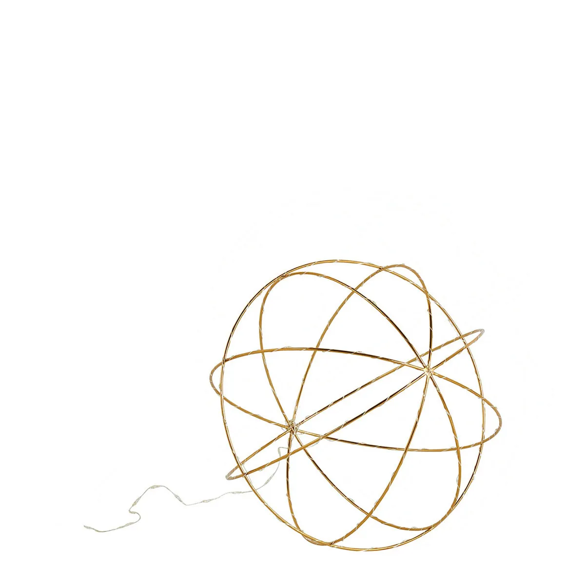 Boule lumineuse hélios - petit modèle - ø 40 cm Doré HÉLIOS