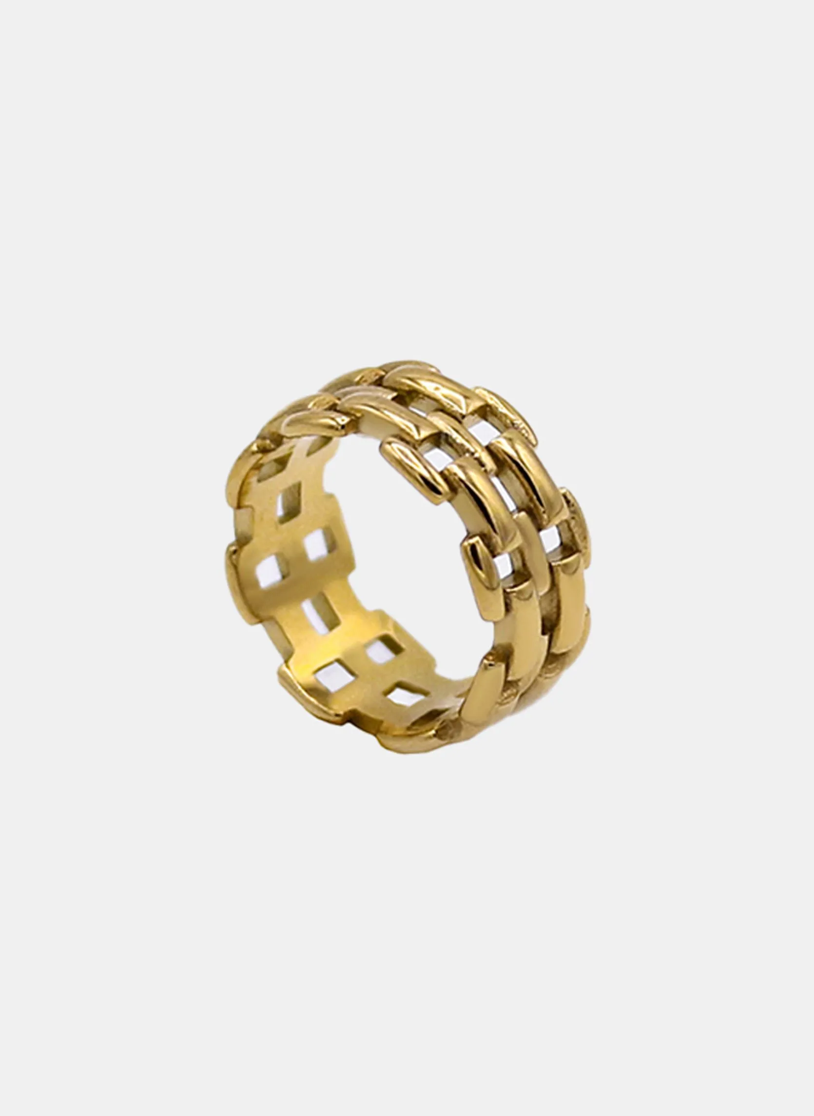 Bague large elisa Doré ELISA