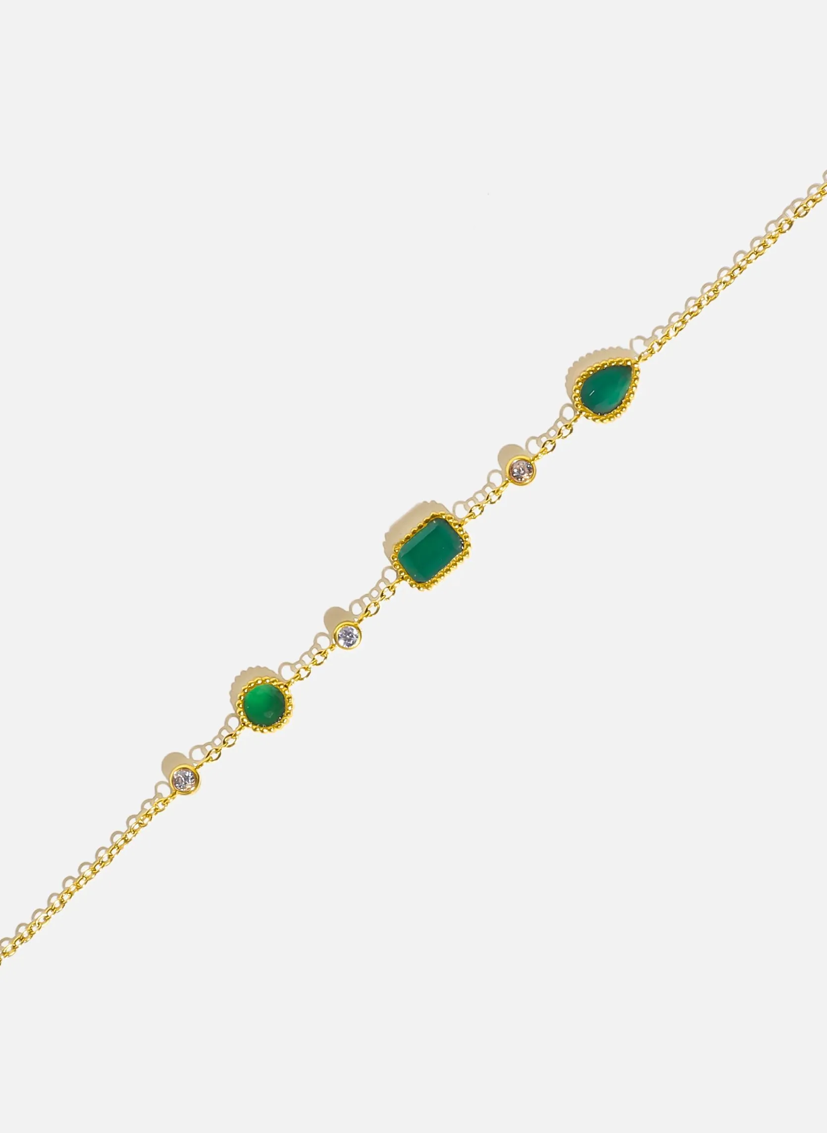 Bracelet chaîne pelagia Vert PELAGIA