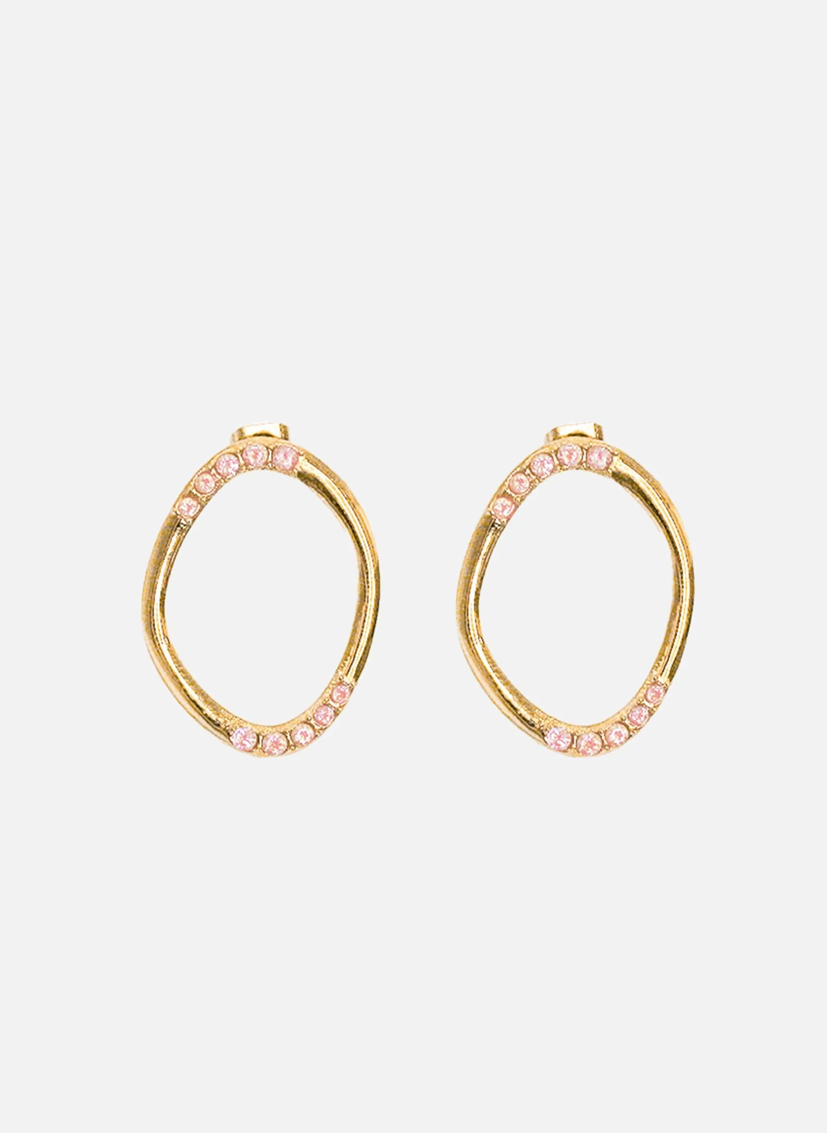 Boucles d'oreilles pendantes dionysos Rose DIONYSOS