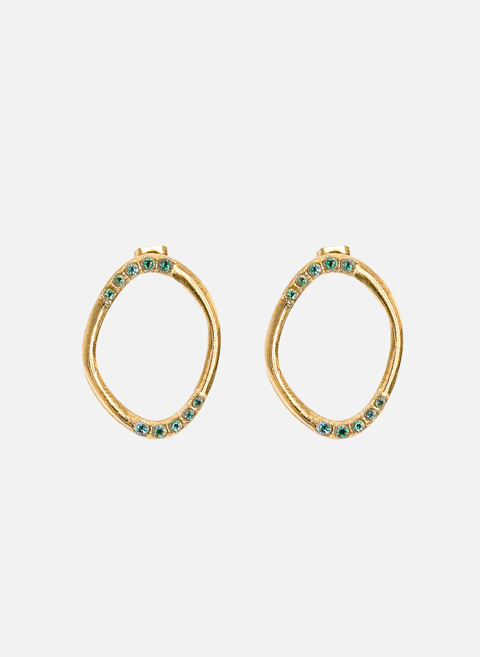 Boucles d'oreilles pendantes dionysos Vert DIONYSOS
