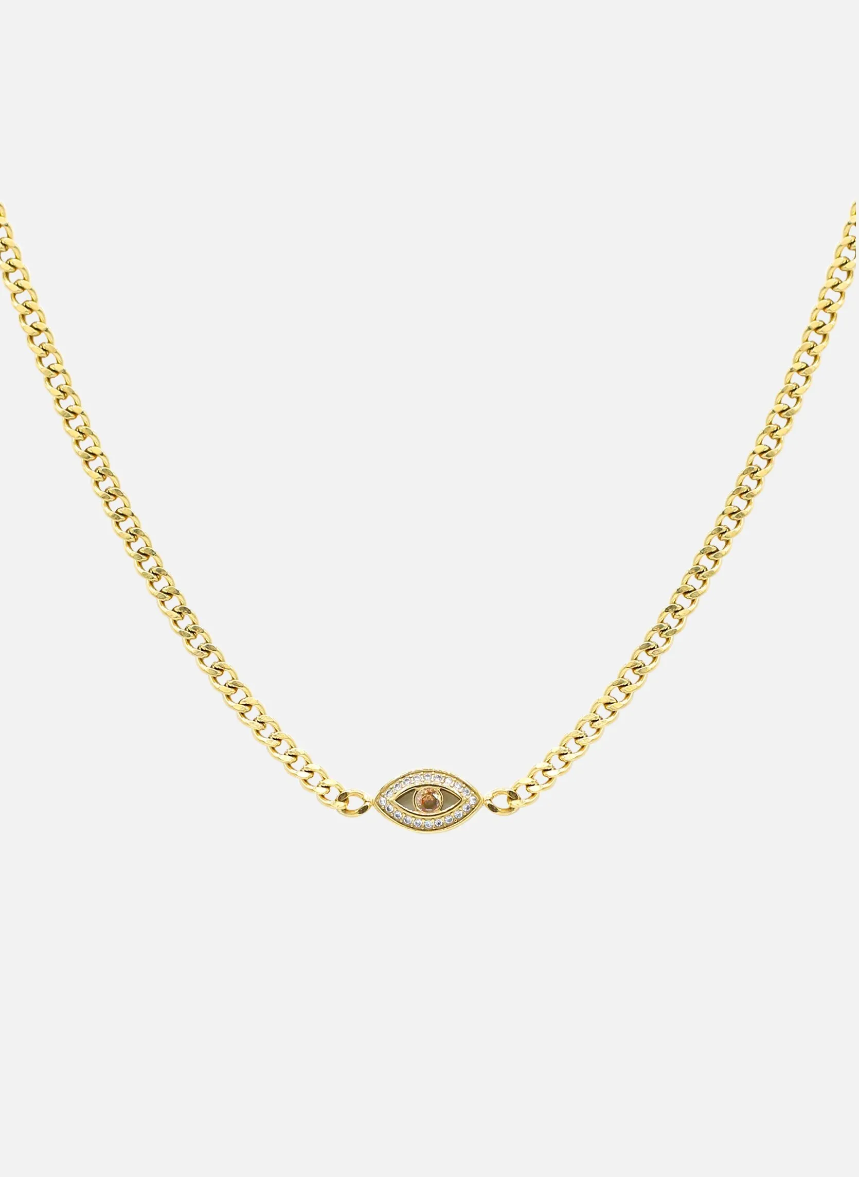 Collier chaîne neith Jaune NEITH