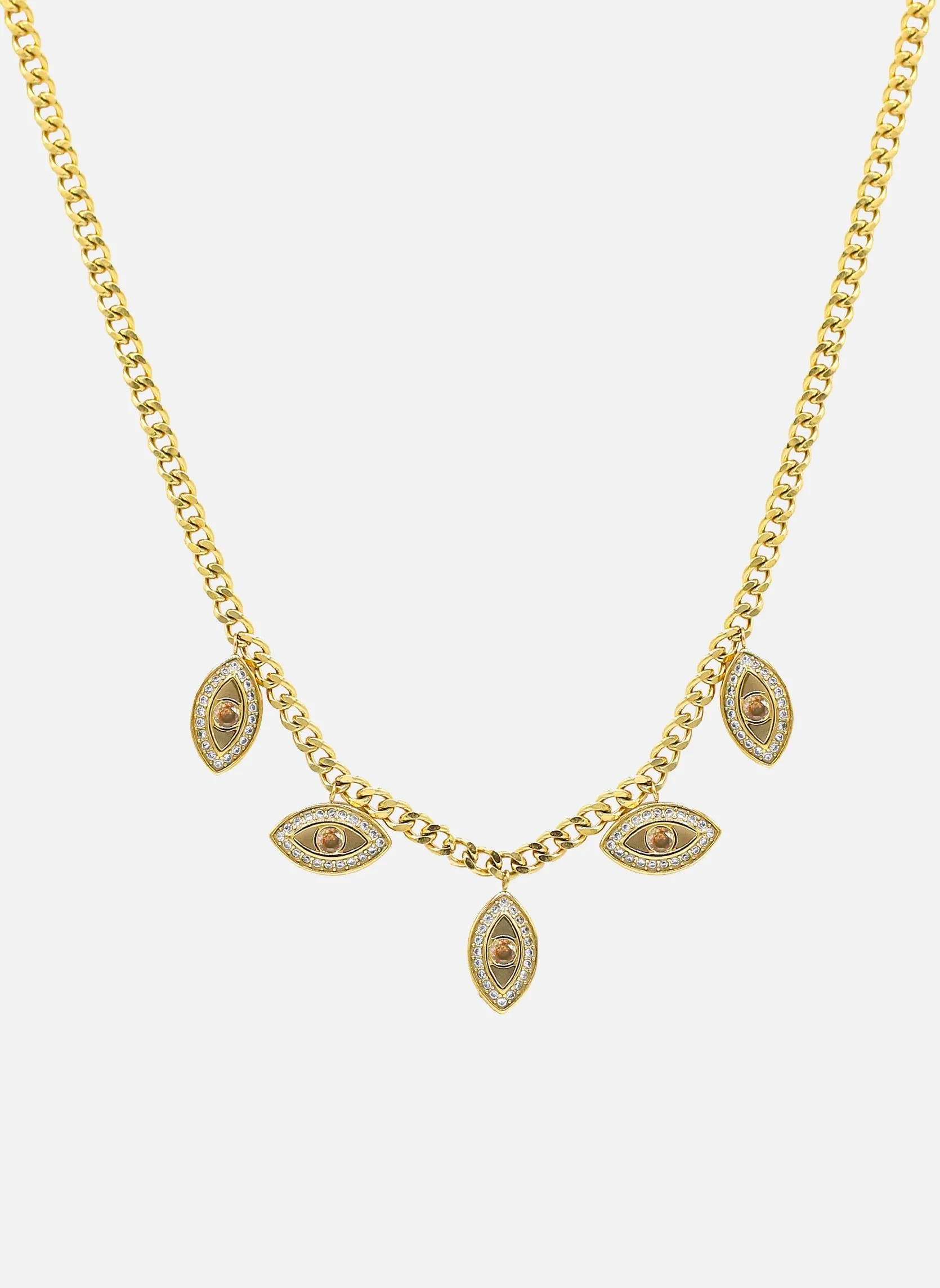Collier chaîne assouan Jaune ASSOUAN