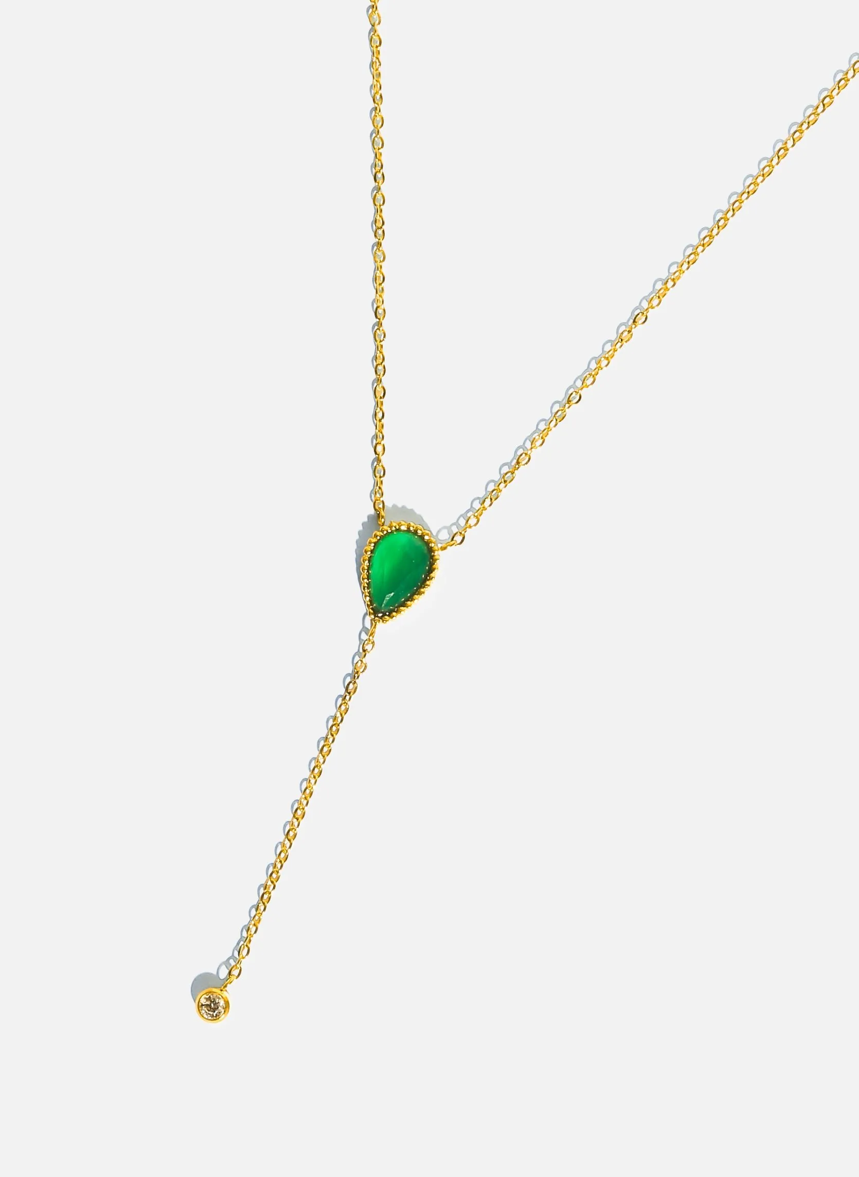 Collier chaîne isadora Vert ISADORA