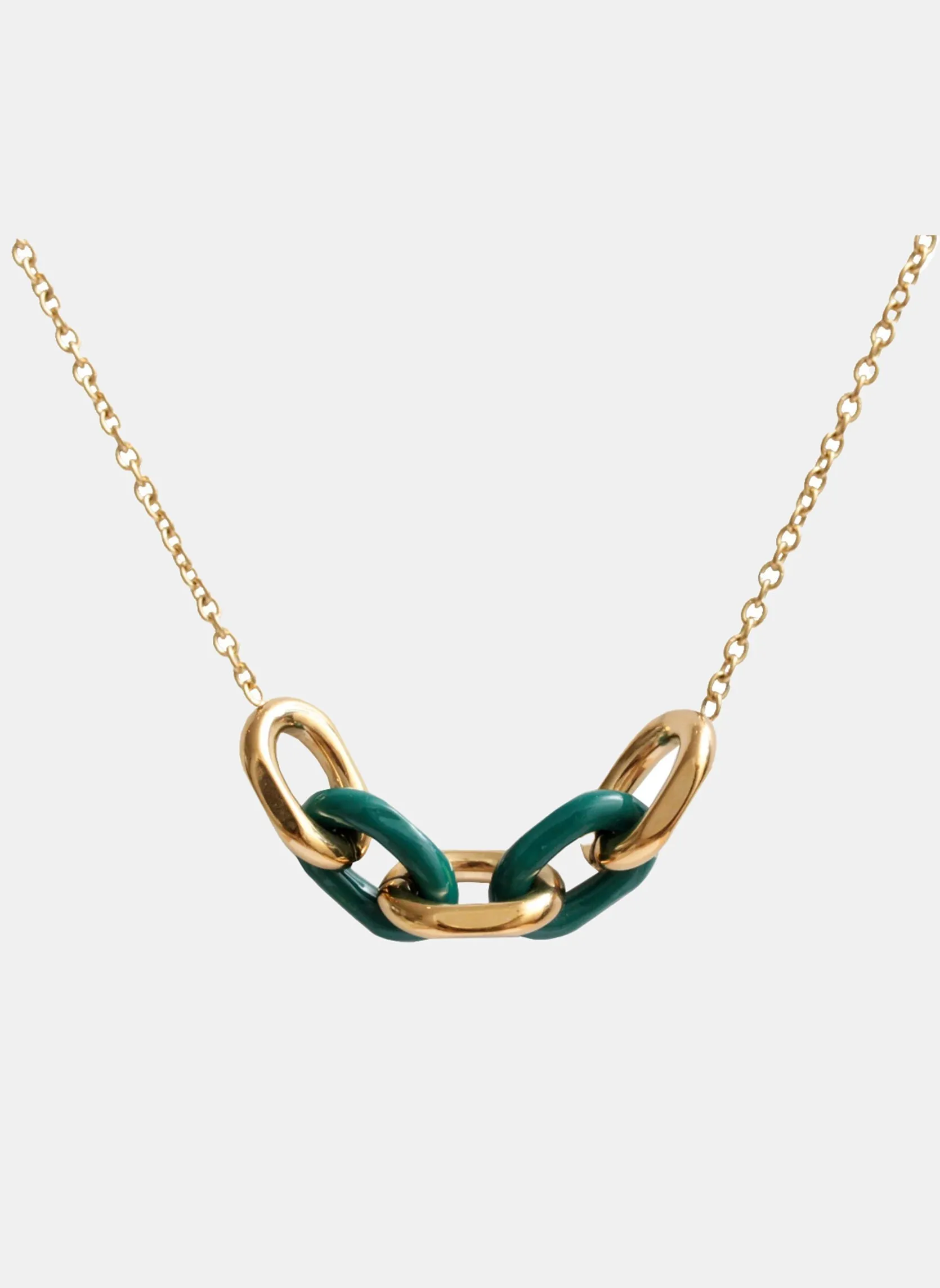 Collier chaîne tiria Vert TIRIA