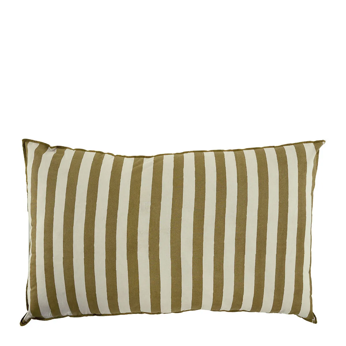 Housse de coussin coton Jaune BAYADERE
