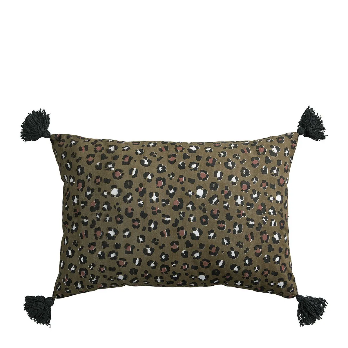 Housse de coussin Kaki BAGHEERA