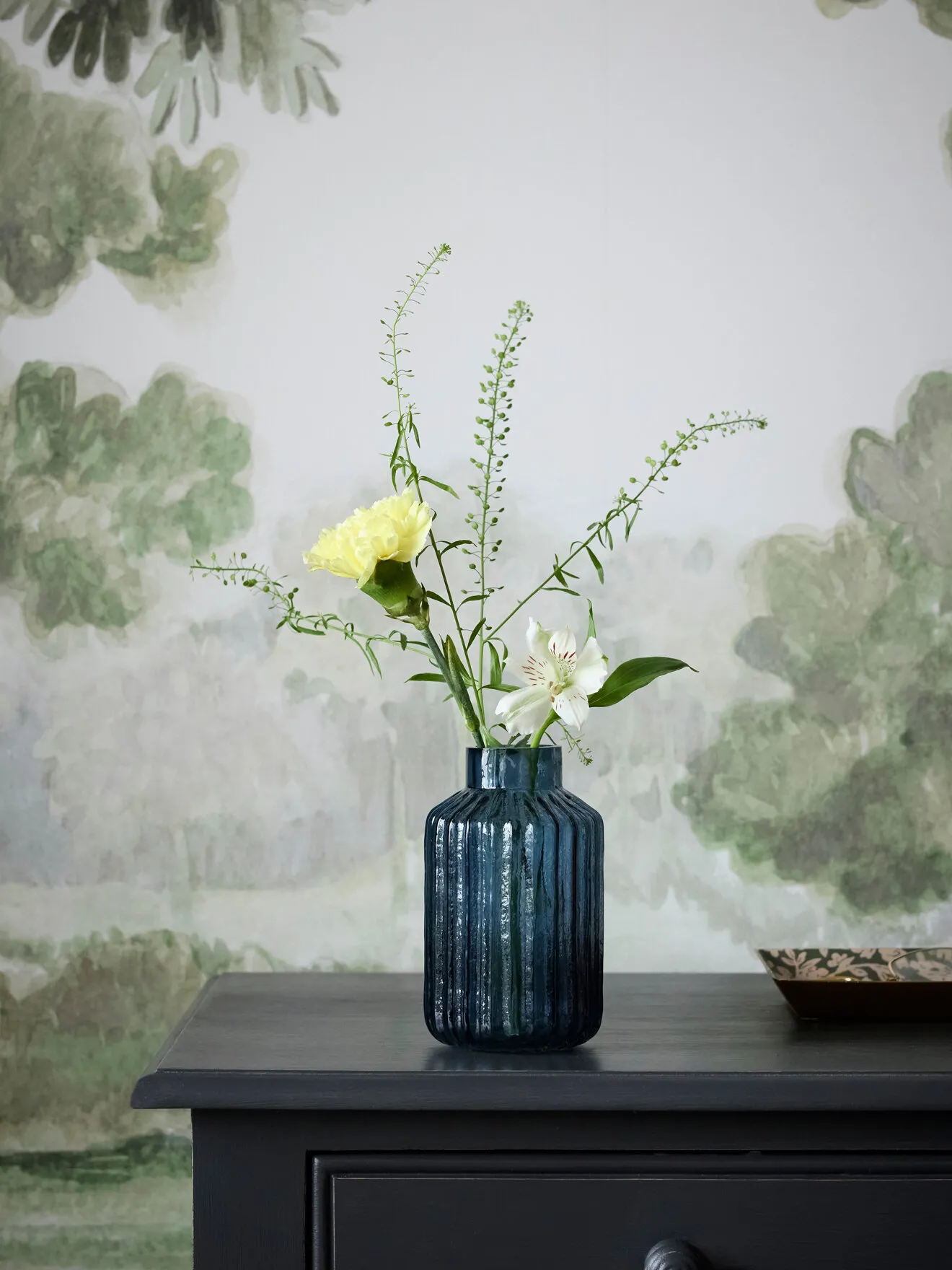 Vase en verre marion Bleu