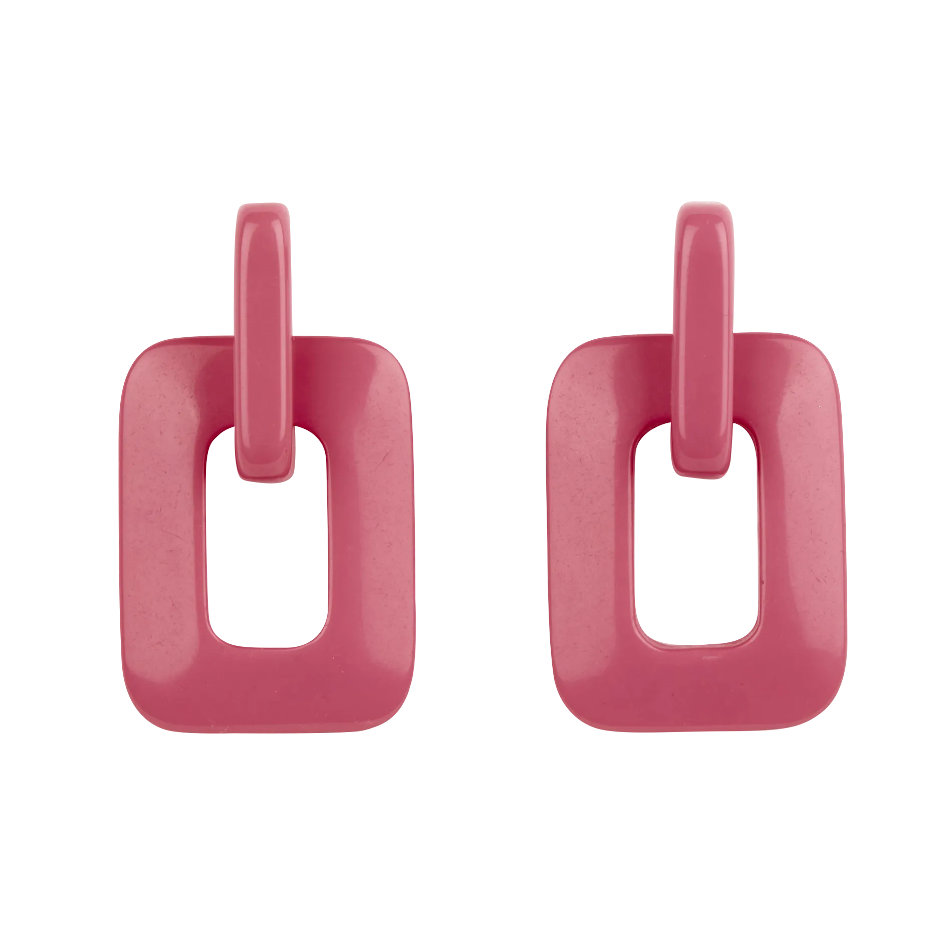 Boucles d'oreilles pendantes Rose VIOLAINE