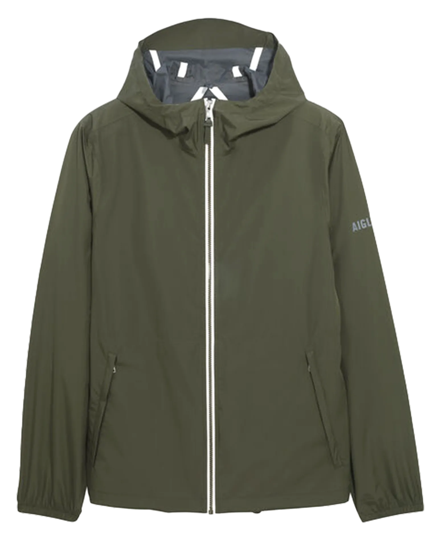 Veste imperméable zippée à capuche Vert RAINPACK 70