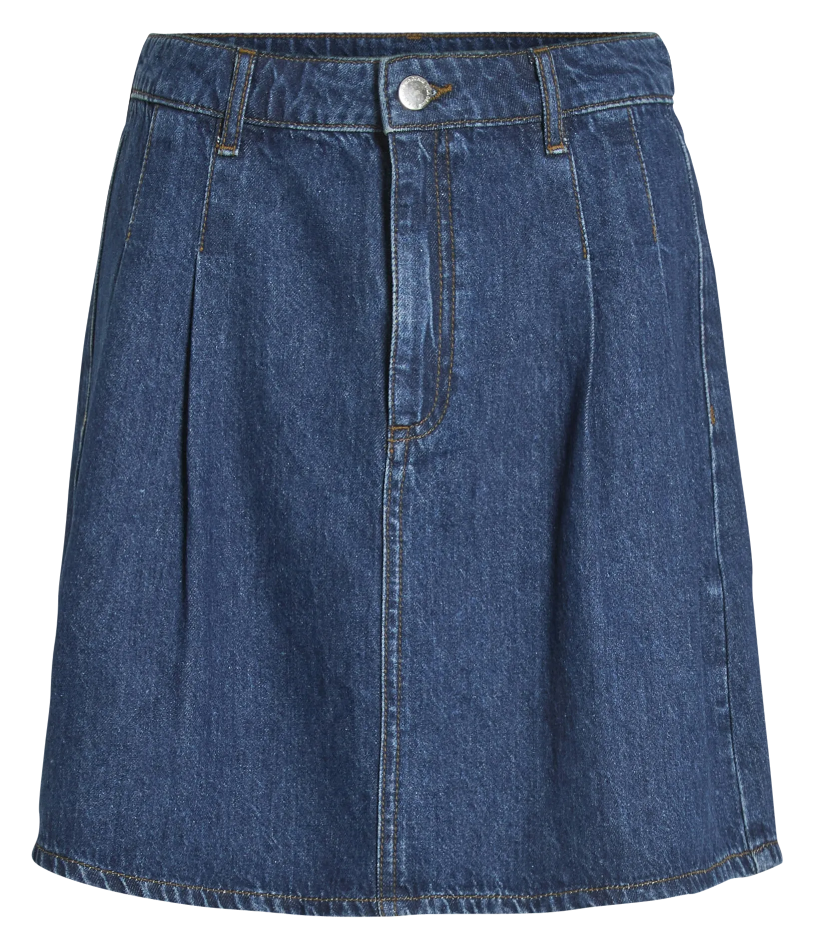 Jupe courte en jean Bleu