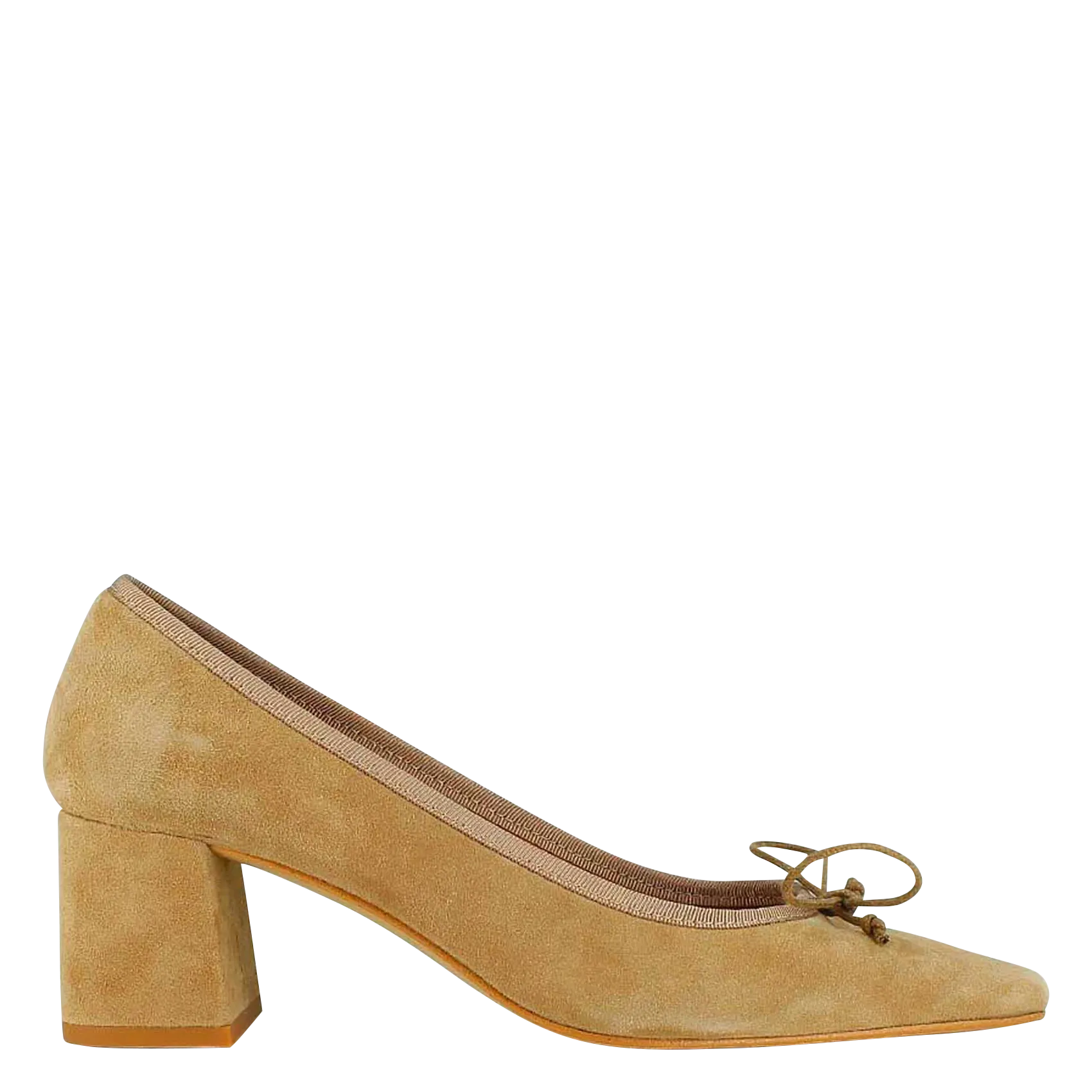 Escarpins en cuir velours Marron DRING