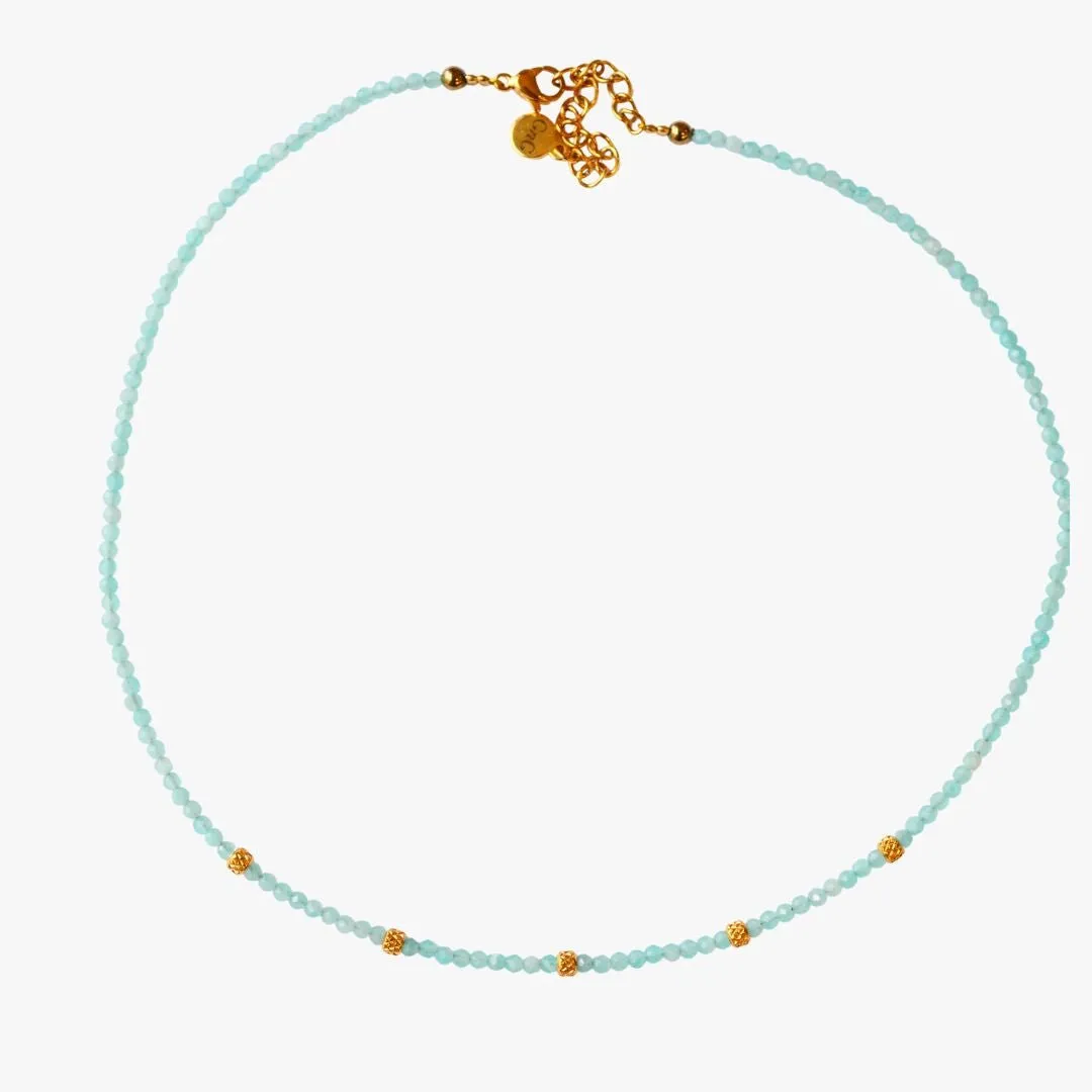 Collier amazonite Bleu PUNARJANM