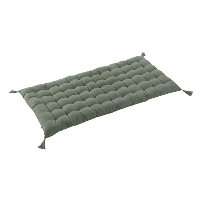 Matelas de sol avec pompons déperlant Vert