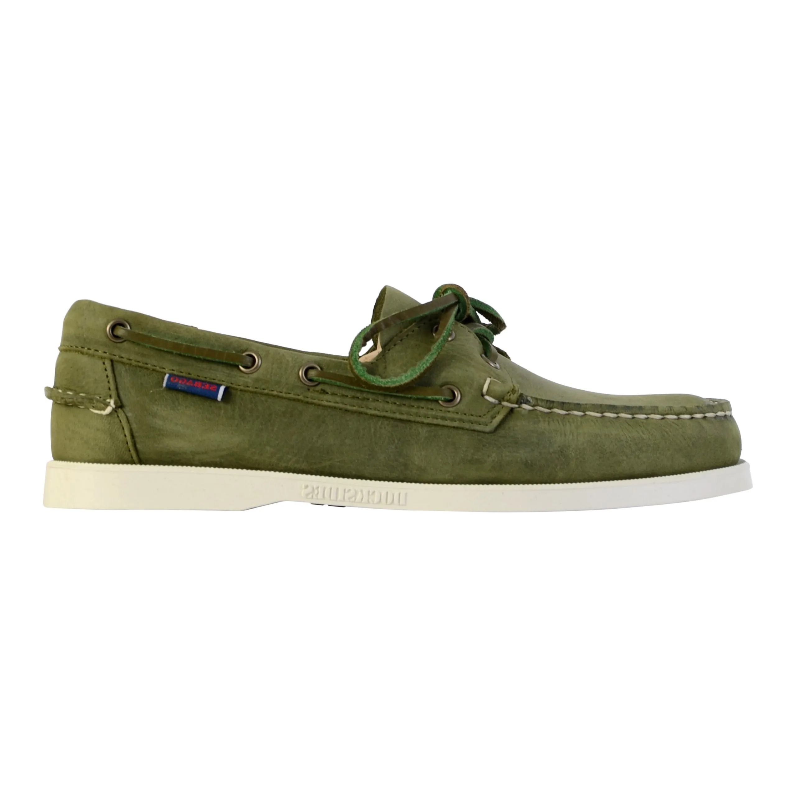Mocassin basse cuir sebago portland crazy Bleu