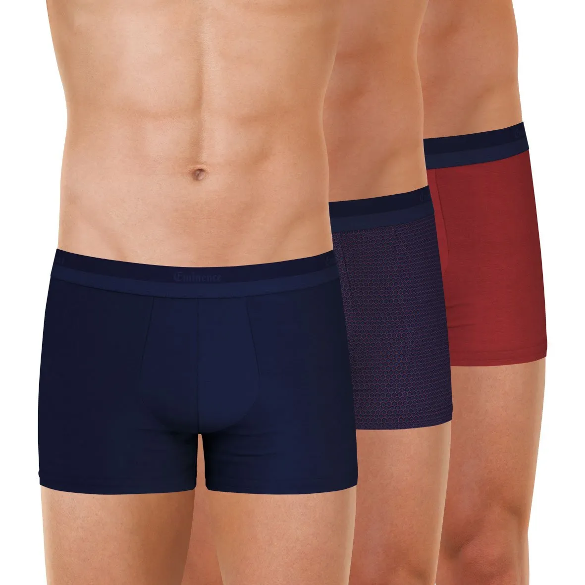 Lot de 3 boxers homme studio eminence Bleu