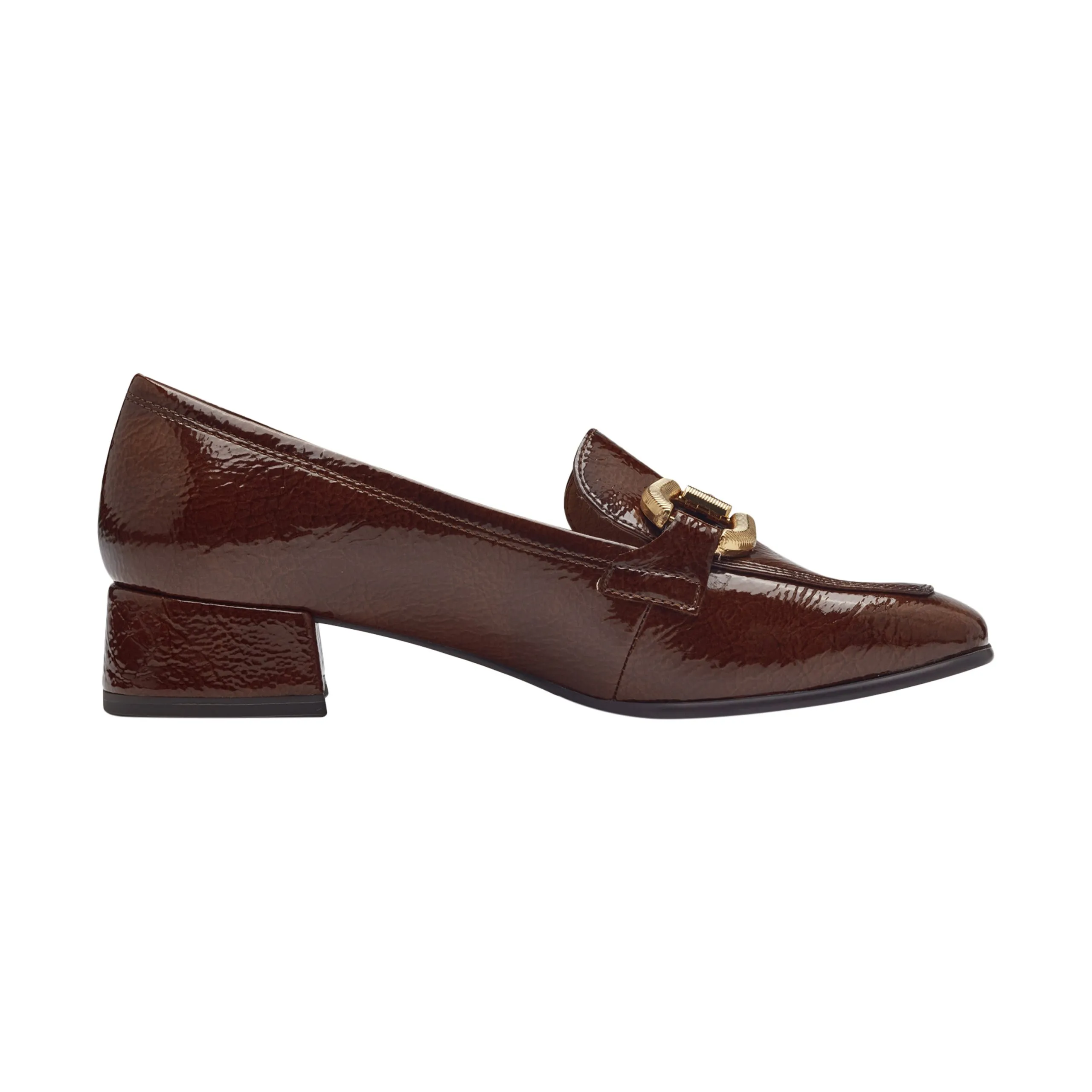 Mocassin à talon Marron