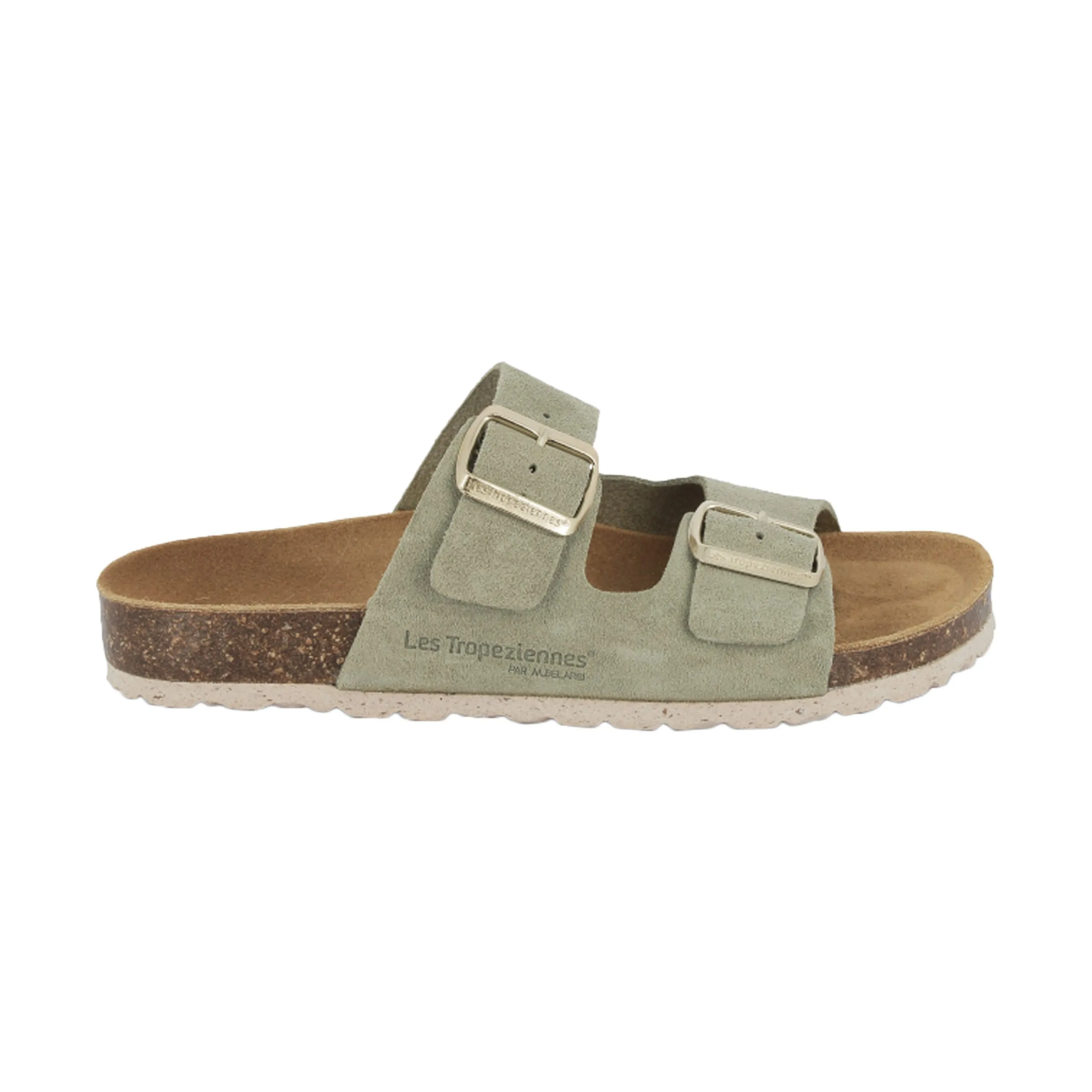 Mules cuir par m.belarbi zatix suede Vert