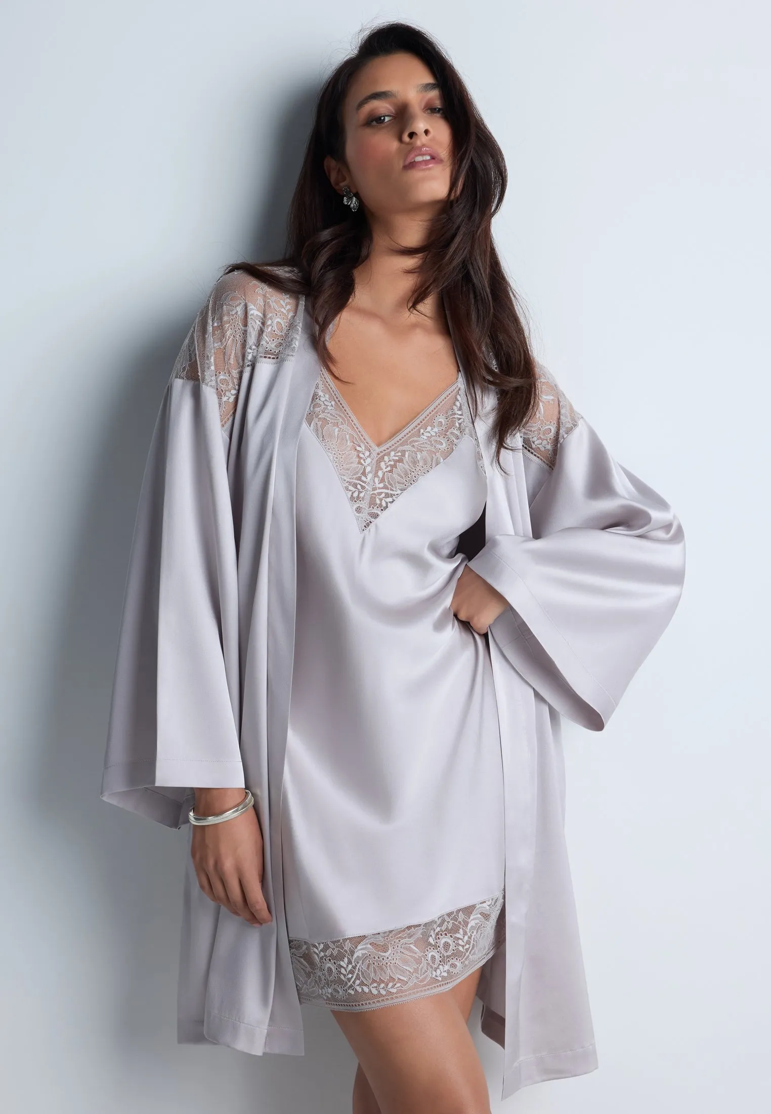 Kimono midnight whisper Argent MIDNIGHT WHISPER
