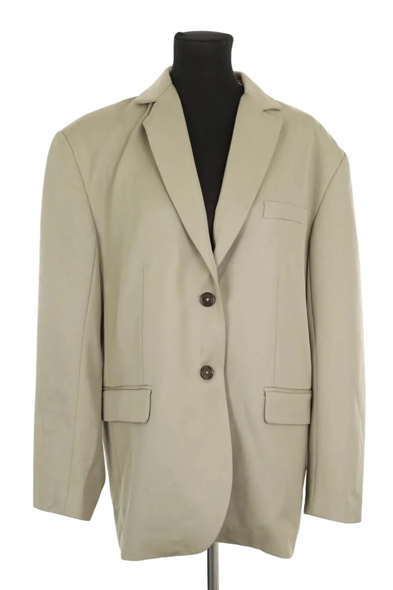 Blazer en laine Kaki