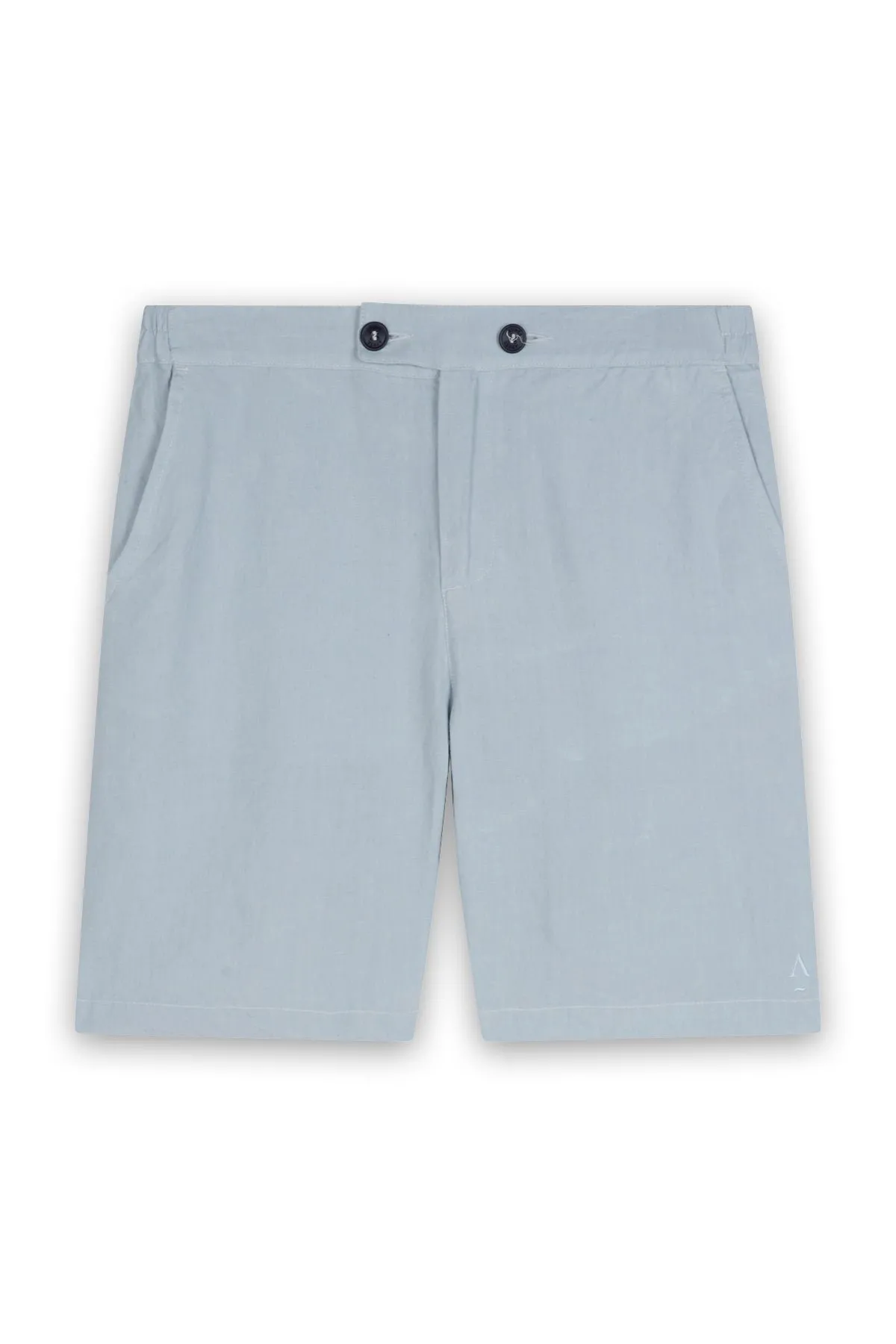 Bermuda en lin Bleu BERMUDA EN LIN
