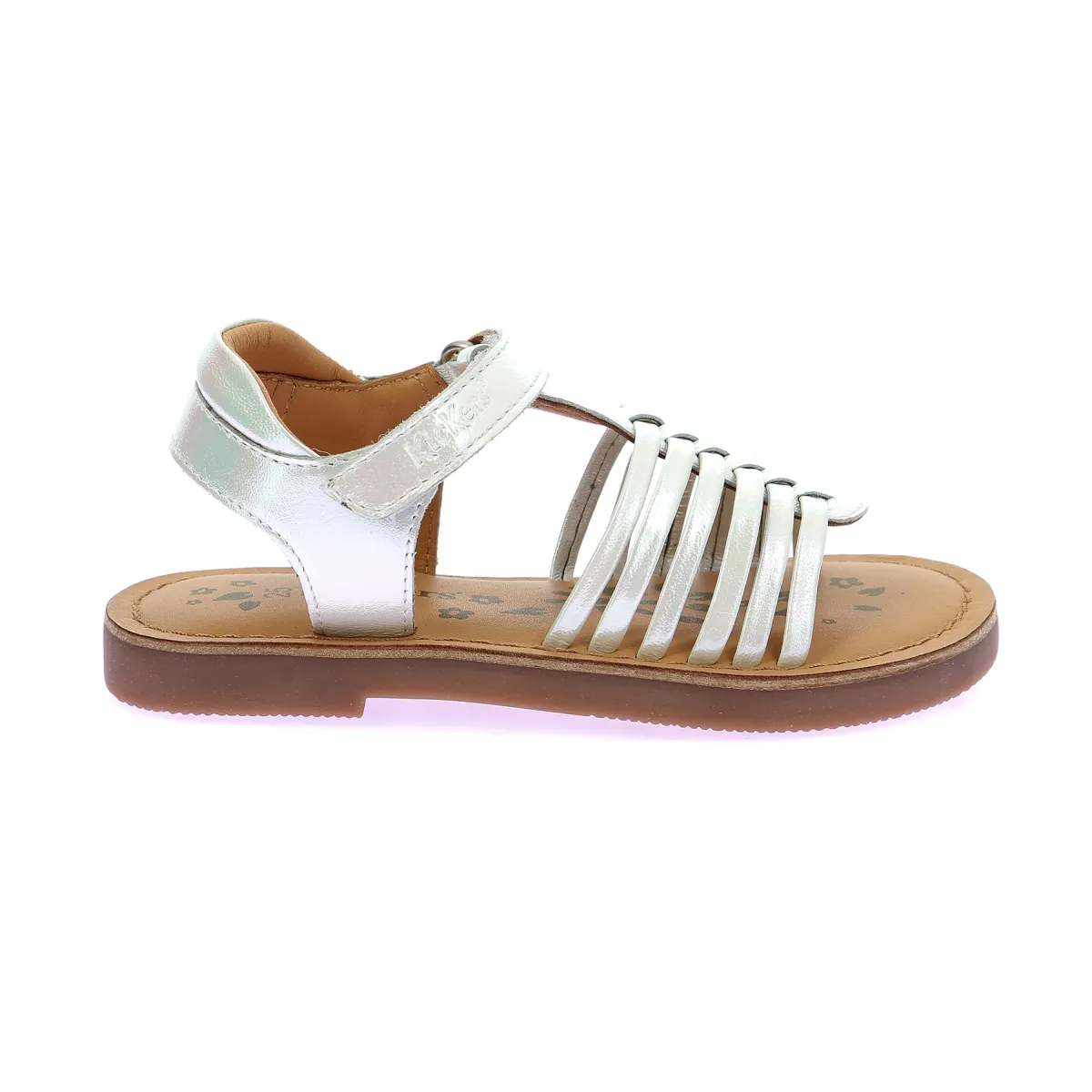 Sandales cuir Blanc KICK PRELLA