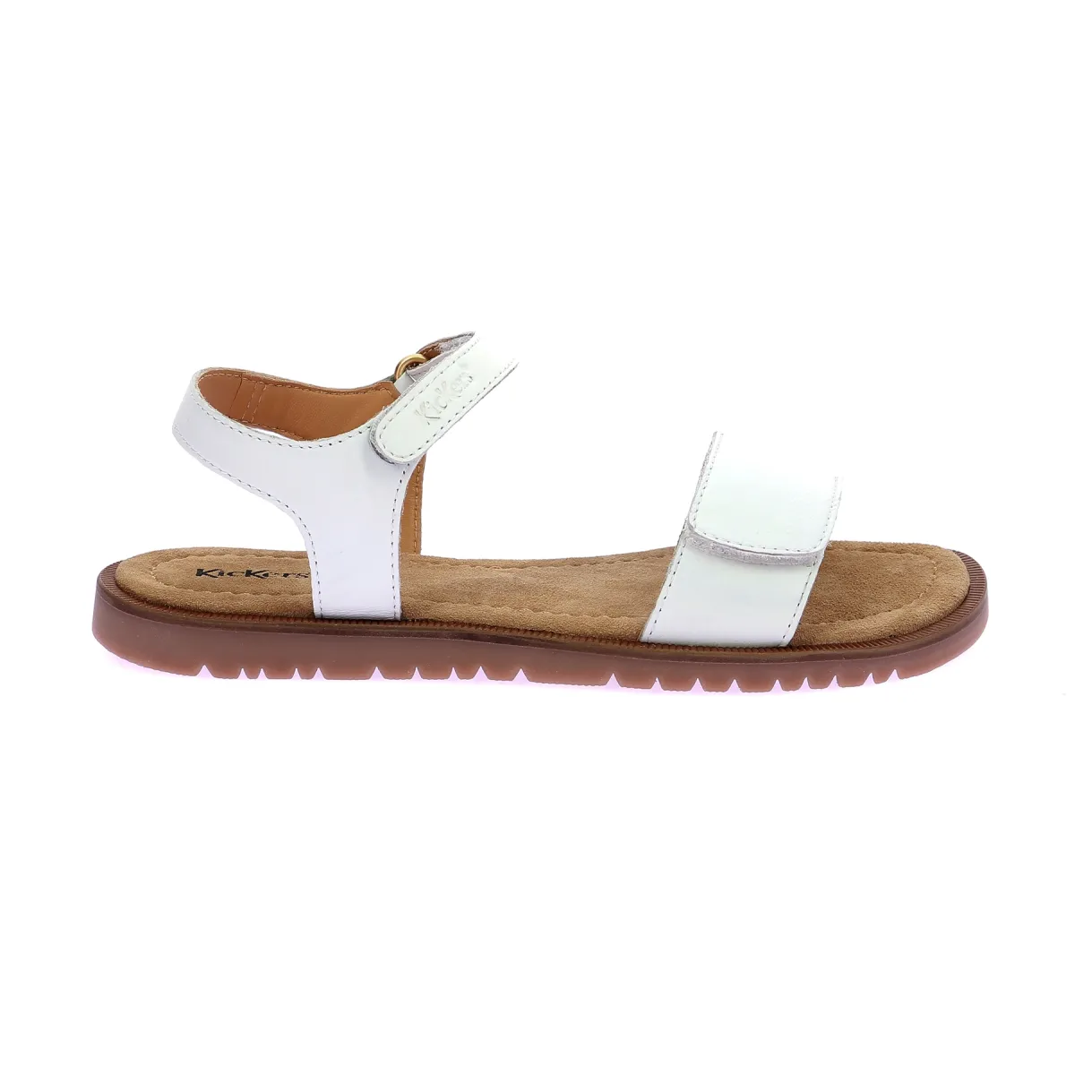 Sandales cuir Blanc KICK BRAIDA