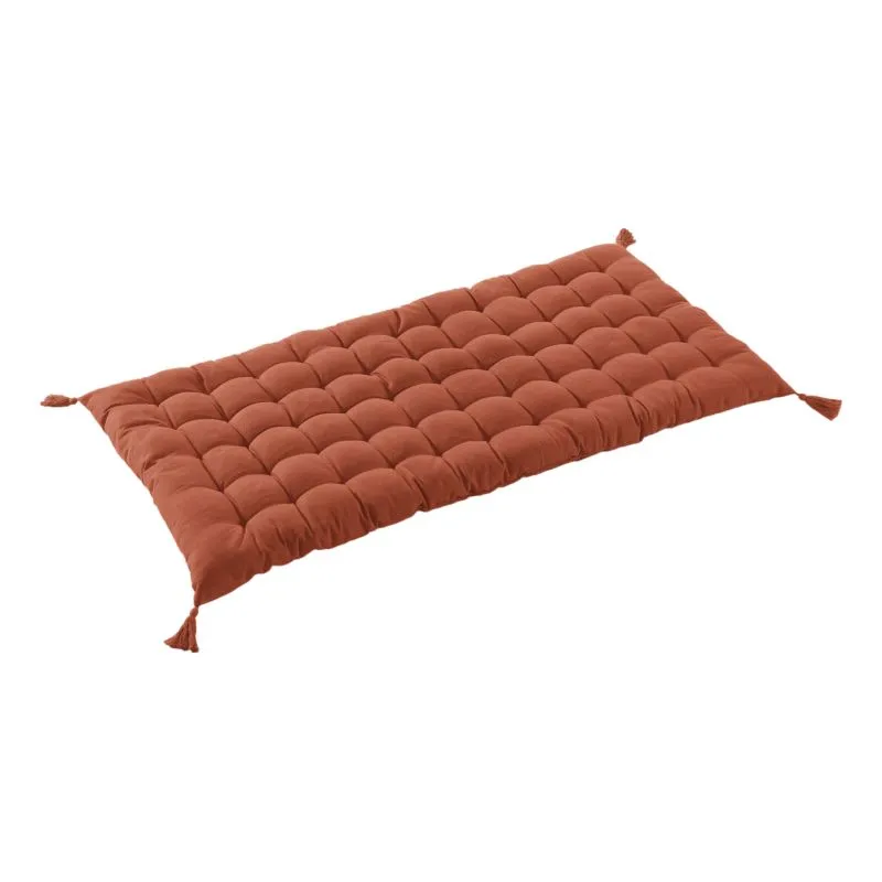Matelas de sol avec pompons déperlant Rouge