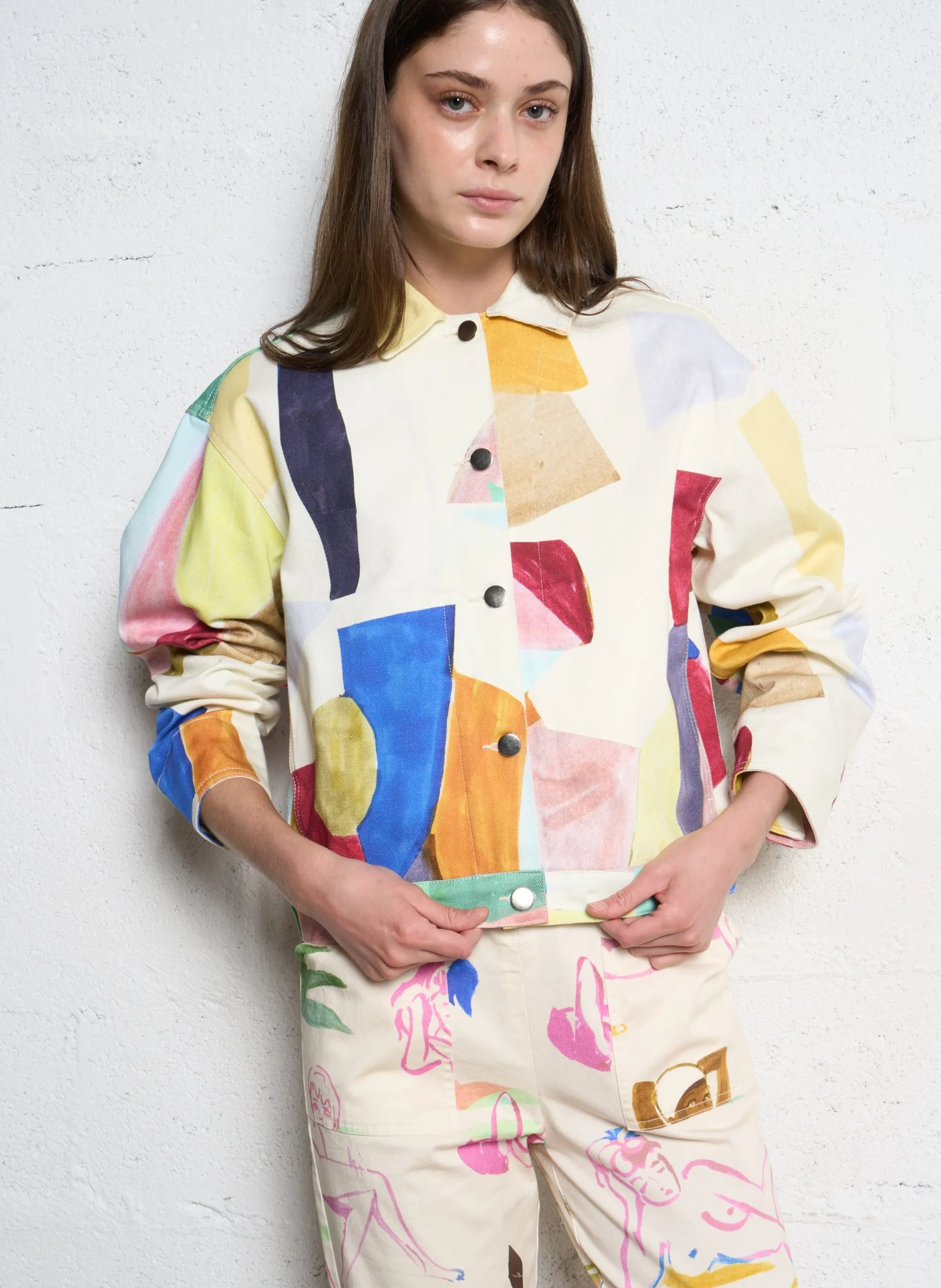 Veste en denim oversize Multicolore GAUDI