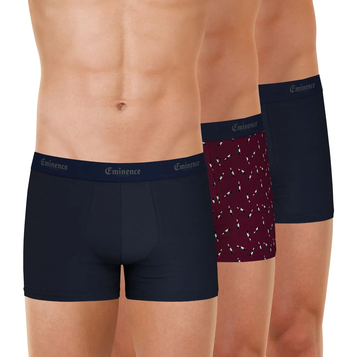 Lot de 3 boxers homme eminence Noir