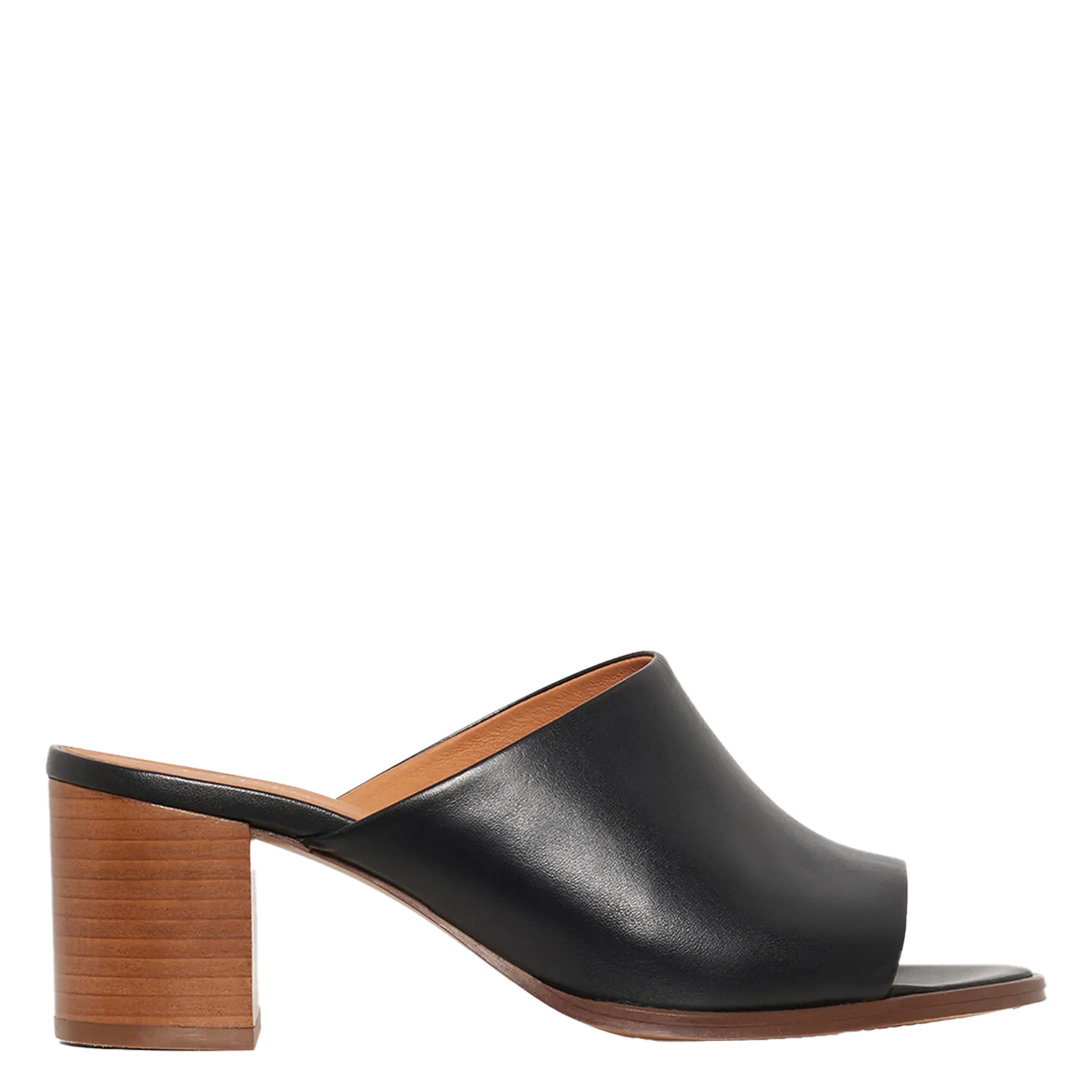 Sandales hautes en cuir Noir LIVIO