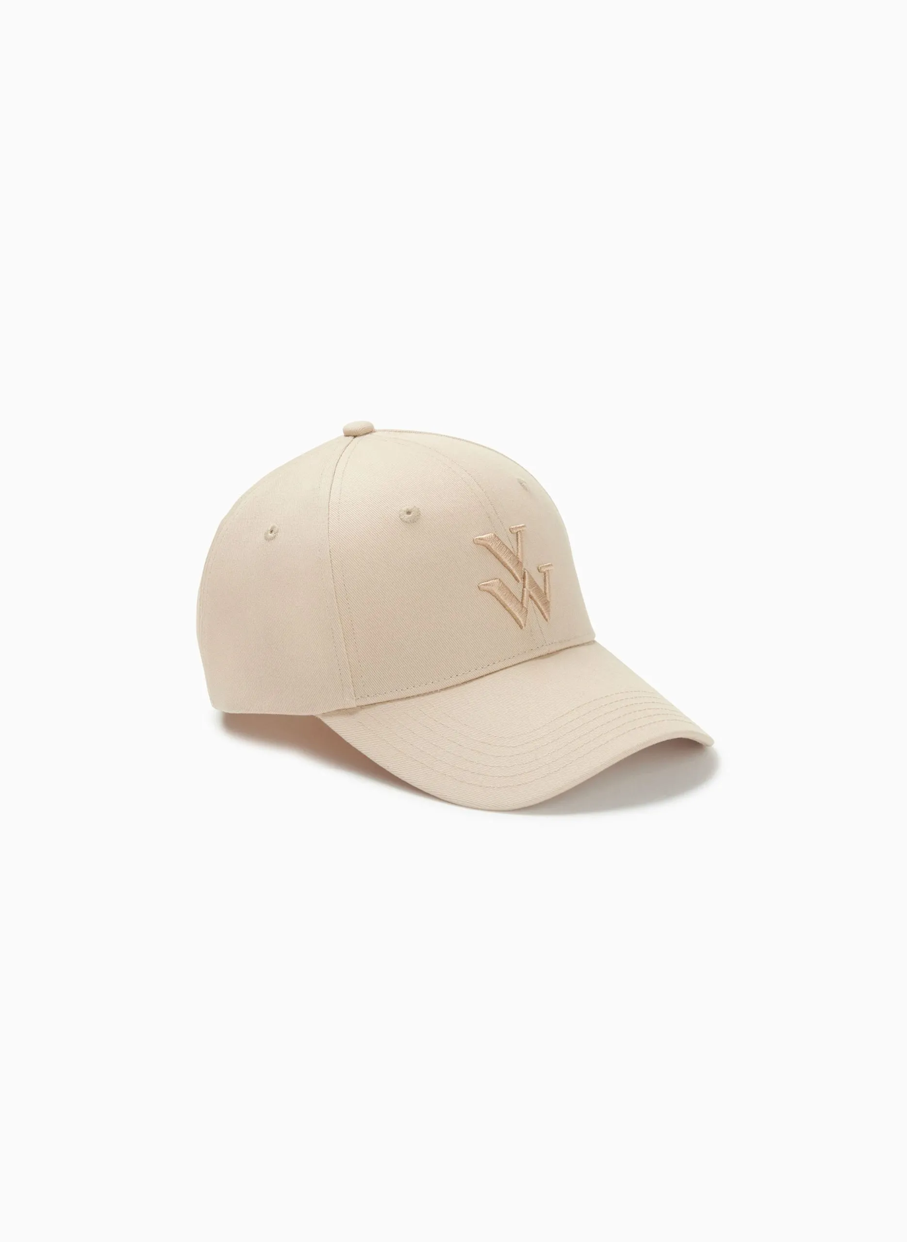 Casquette léopard en toile avec logo brodé Beige CLEM