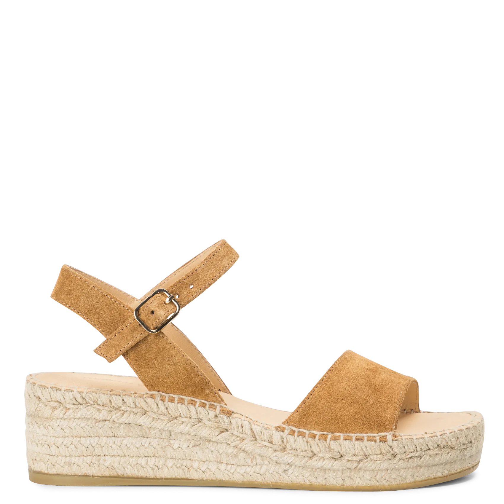 Espadrilles en cuir Marron IVANKA