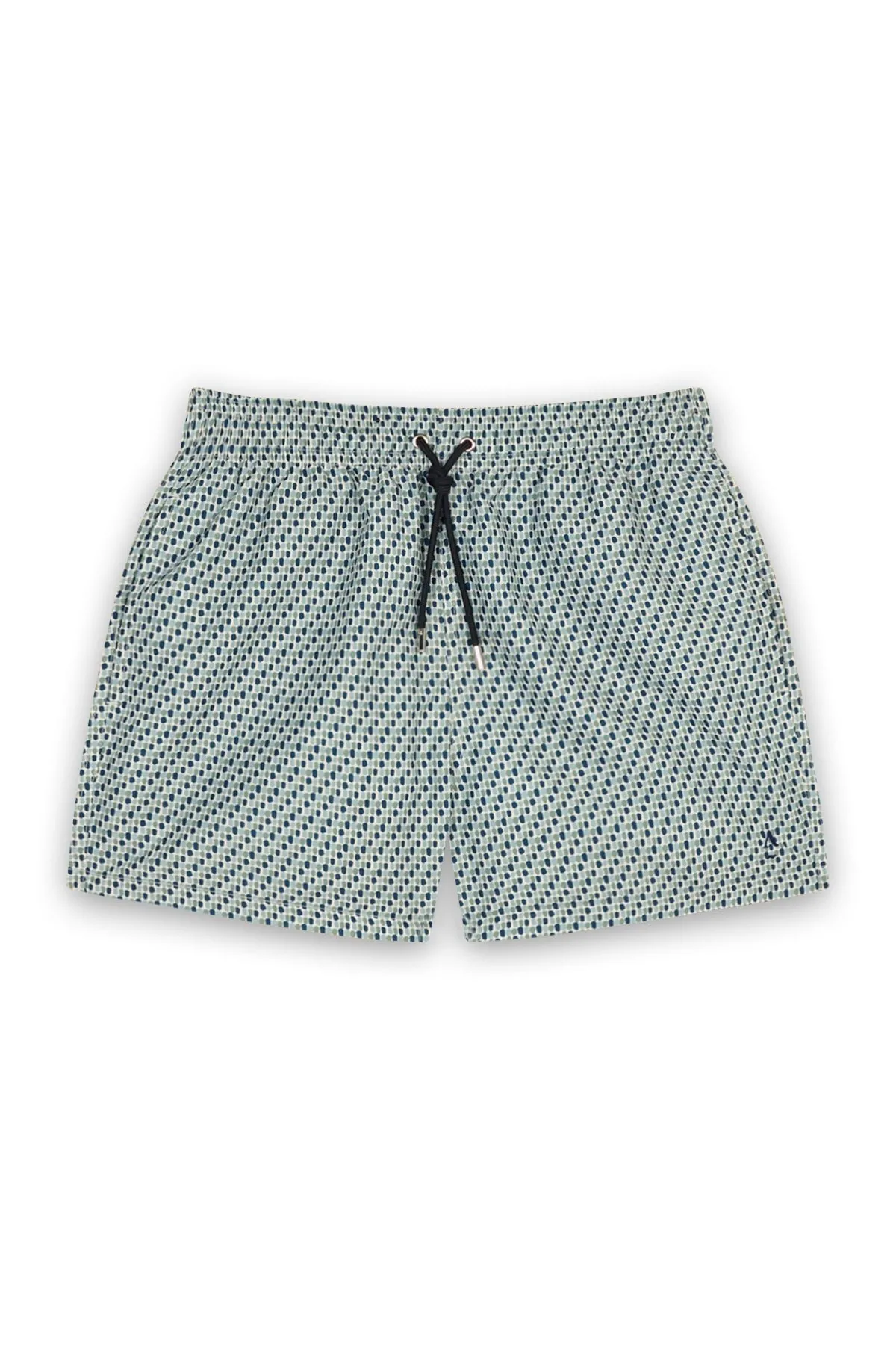 Short de bain imprimé ceinture élastique Gris RÉCIFS