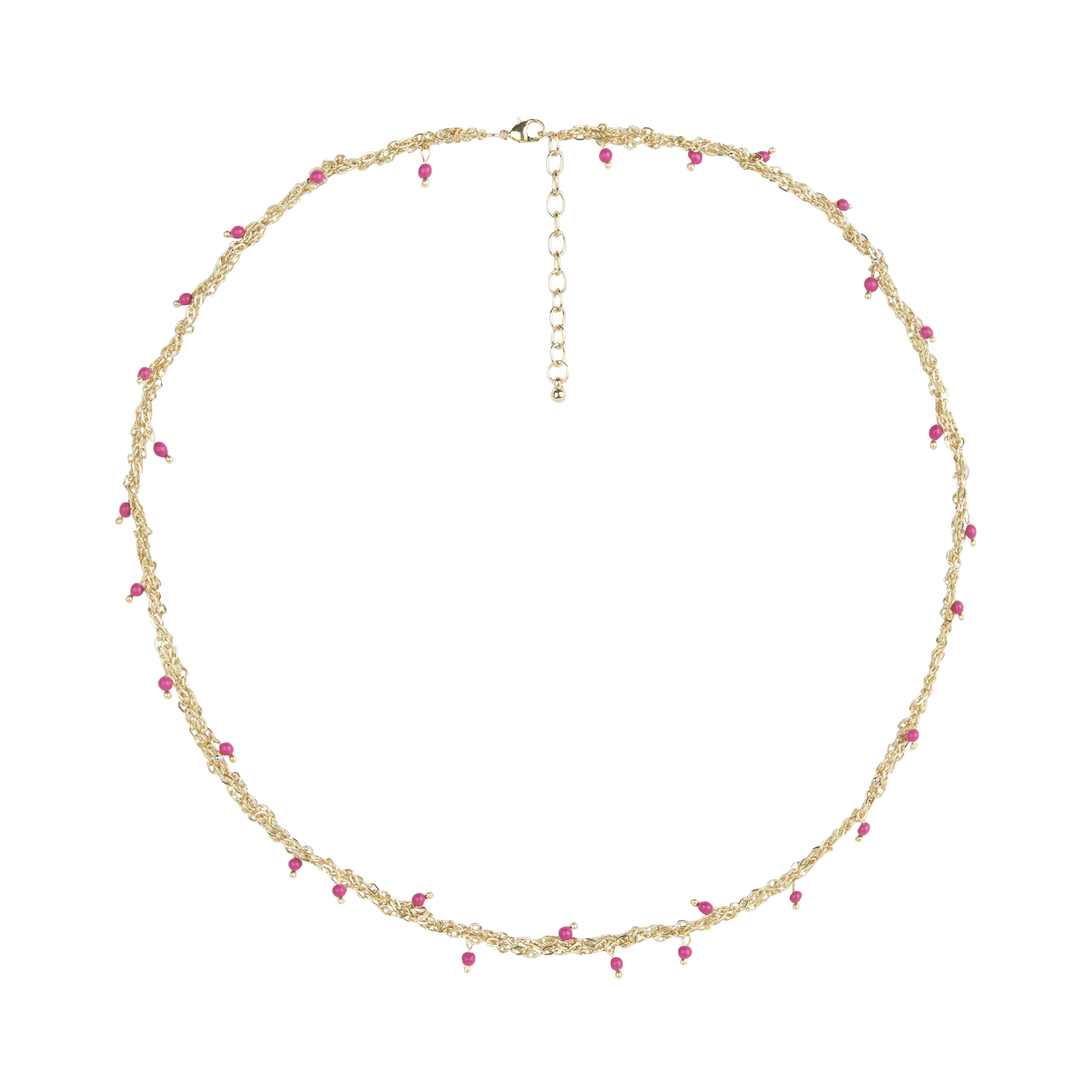Collier à perles Rose