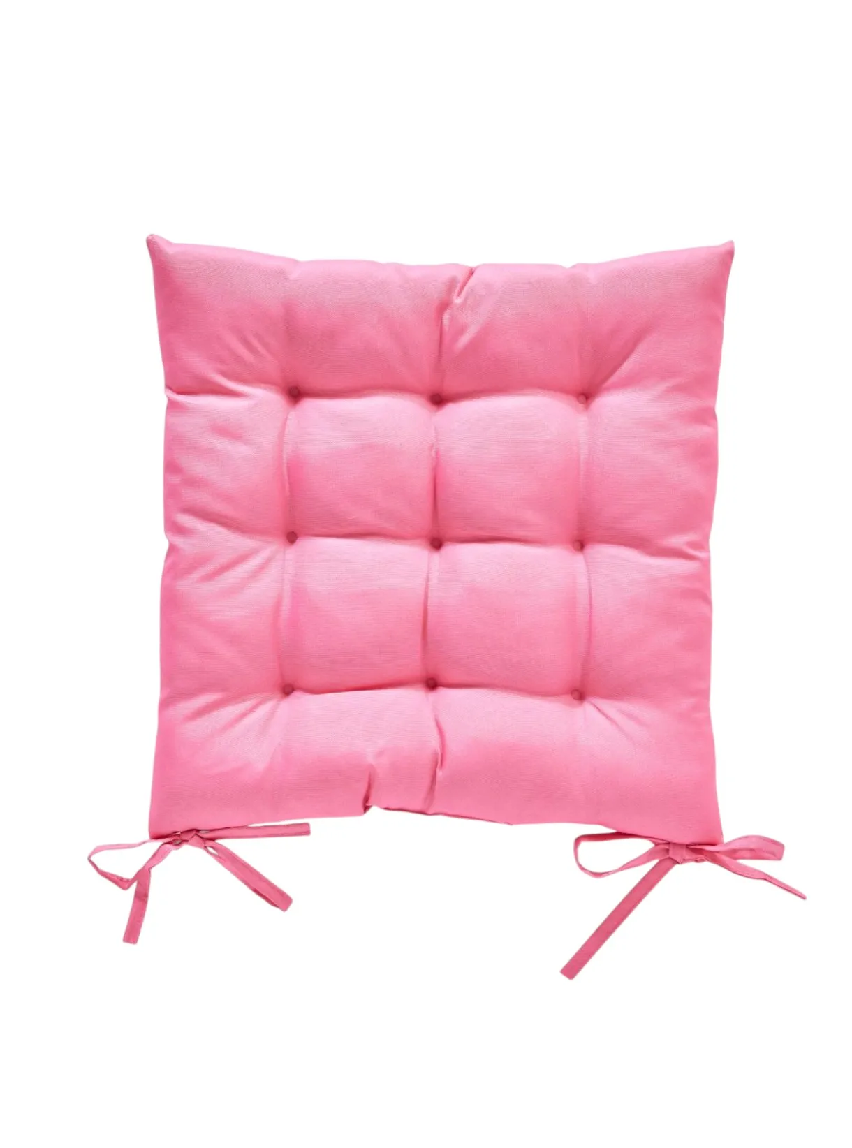 Galette de chaise en coton Rose SUMMER