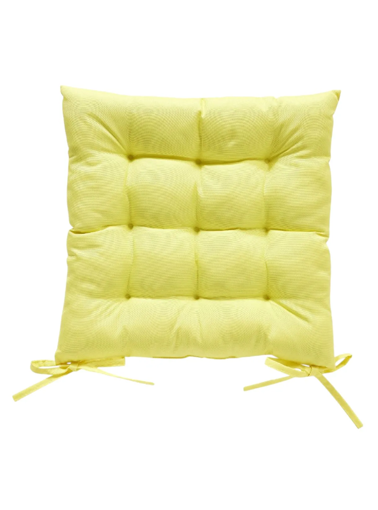 Galette de chaise déperlante Jaune PARADISE