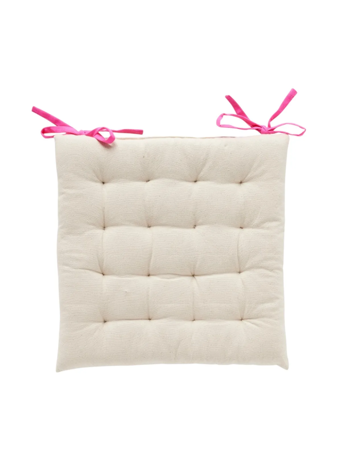 Galette de chaise en coton Jaune SUMMER