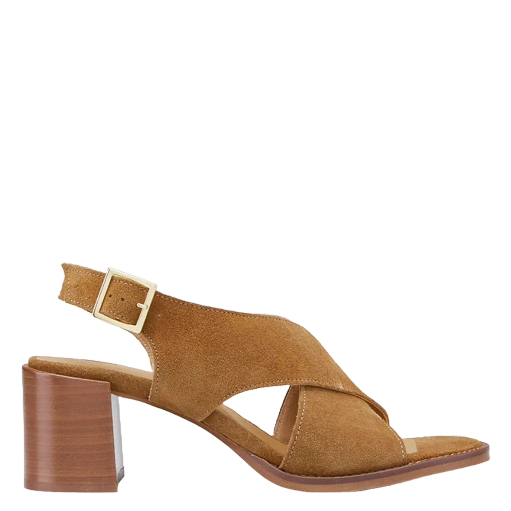 Sandales à talons en cuir Marron PIANA