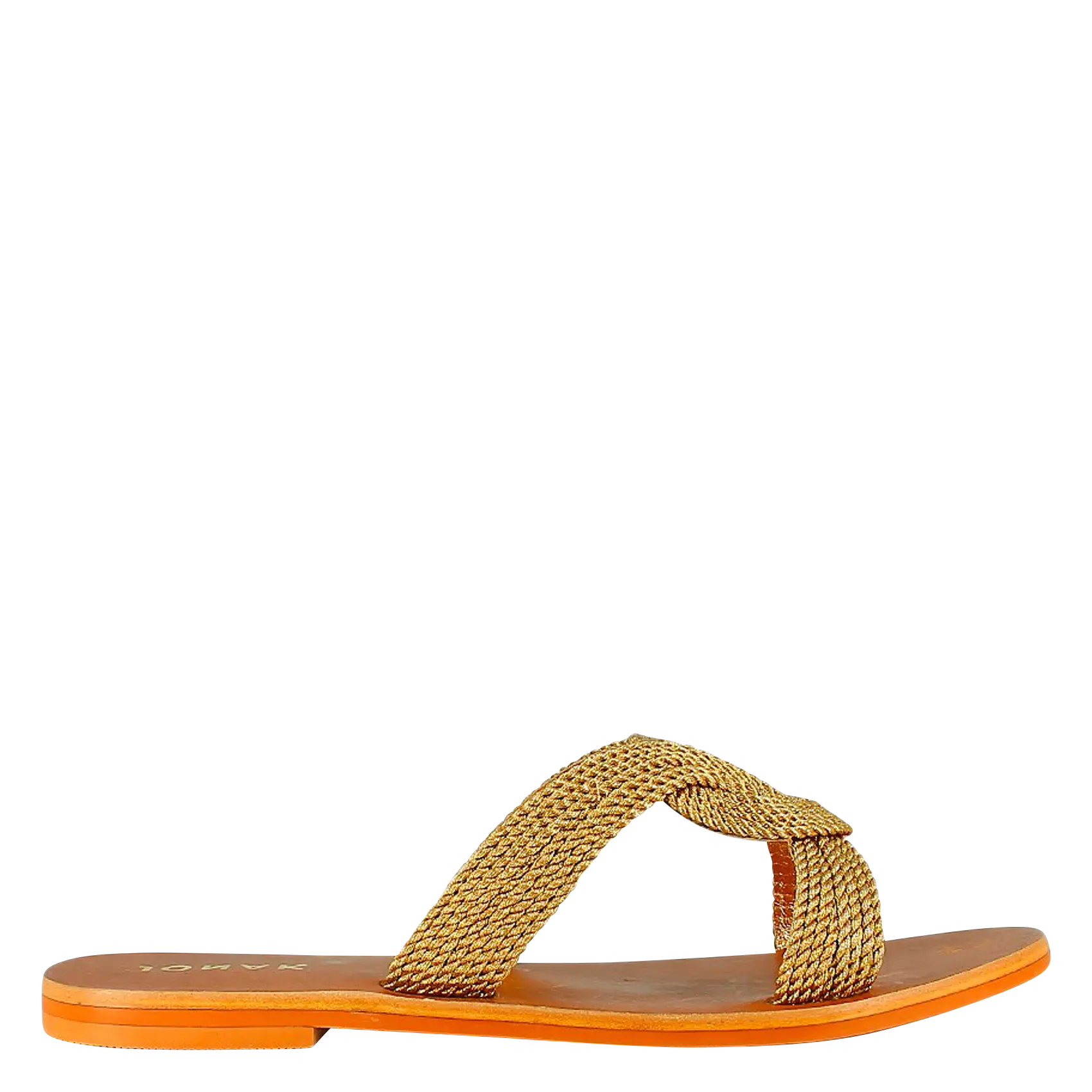 Sandales plates Doré WAKI