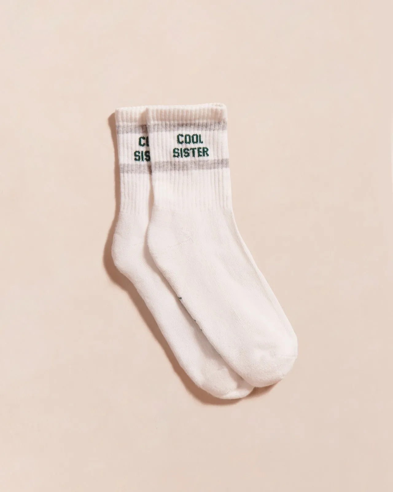 Les chaussettes cool sister Blanc