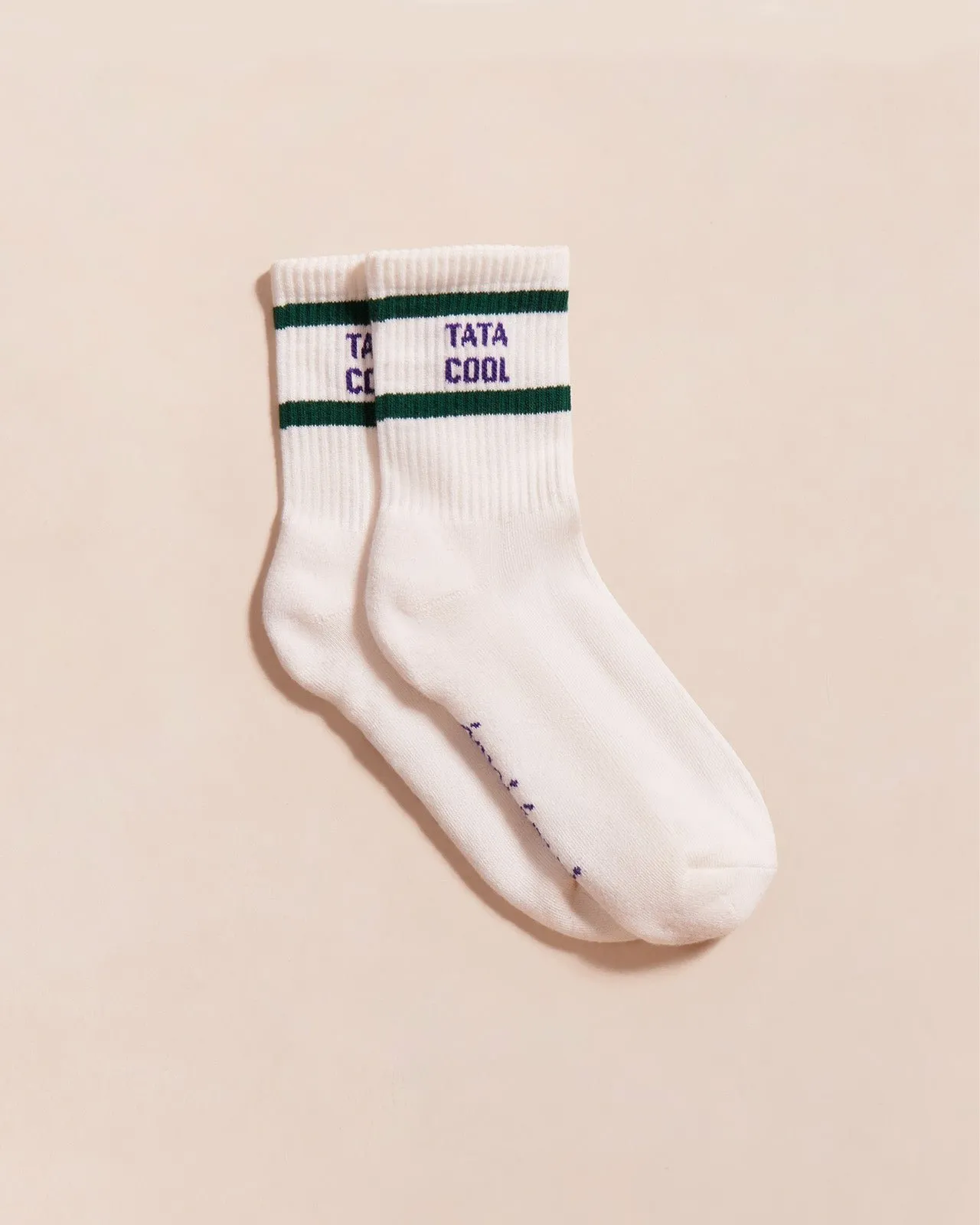 Les chaussettes tata cool Blanc