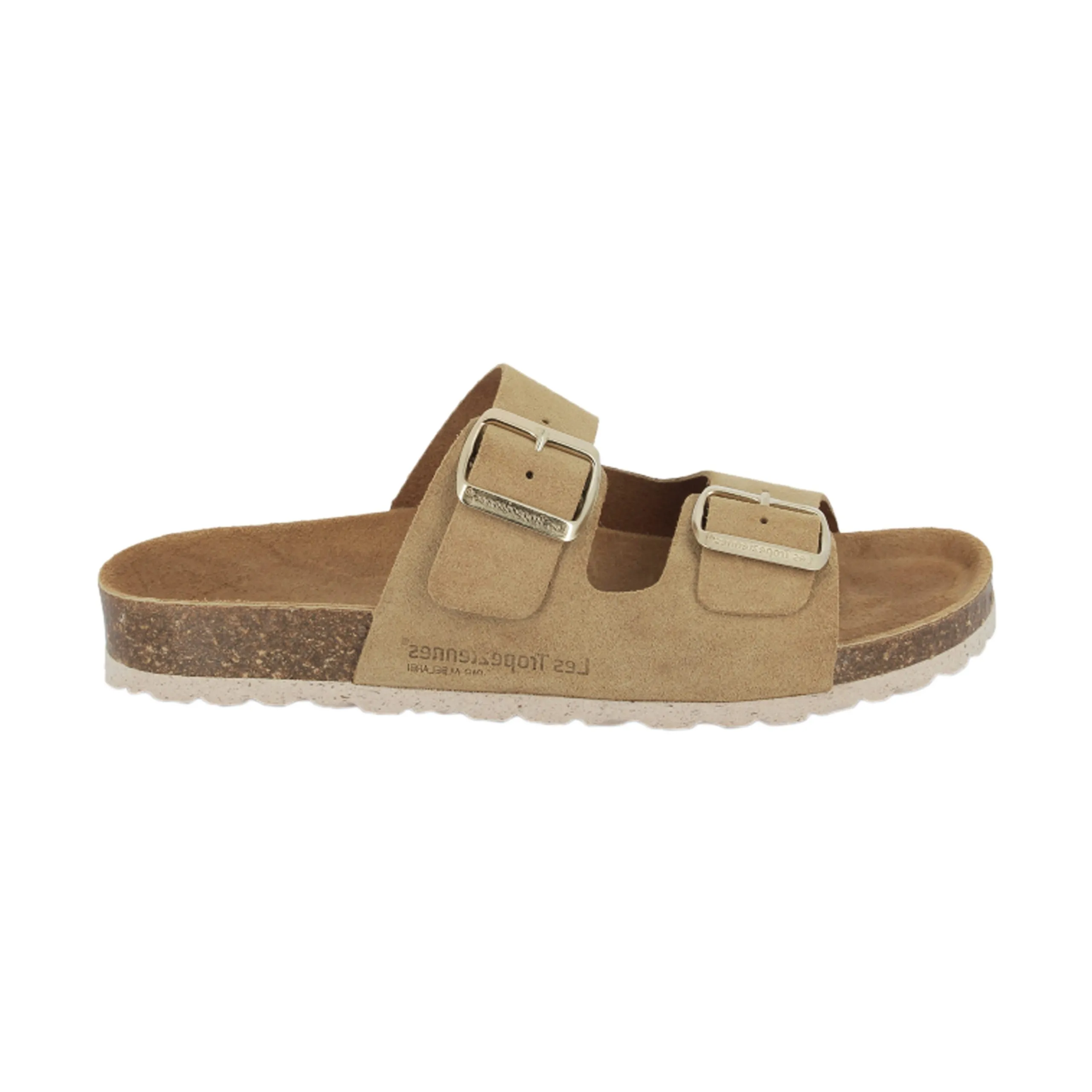 Mules cuir par m.belarbi zatix suede Beige