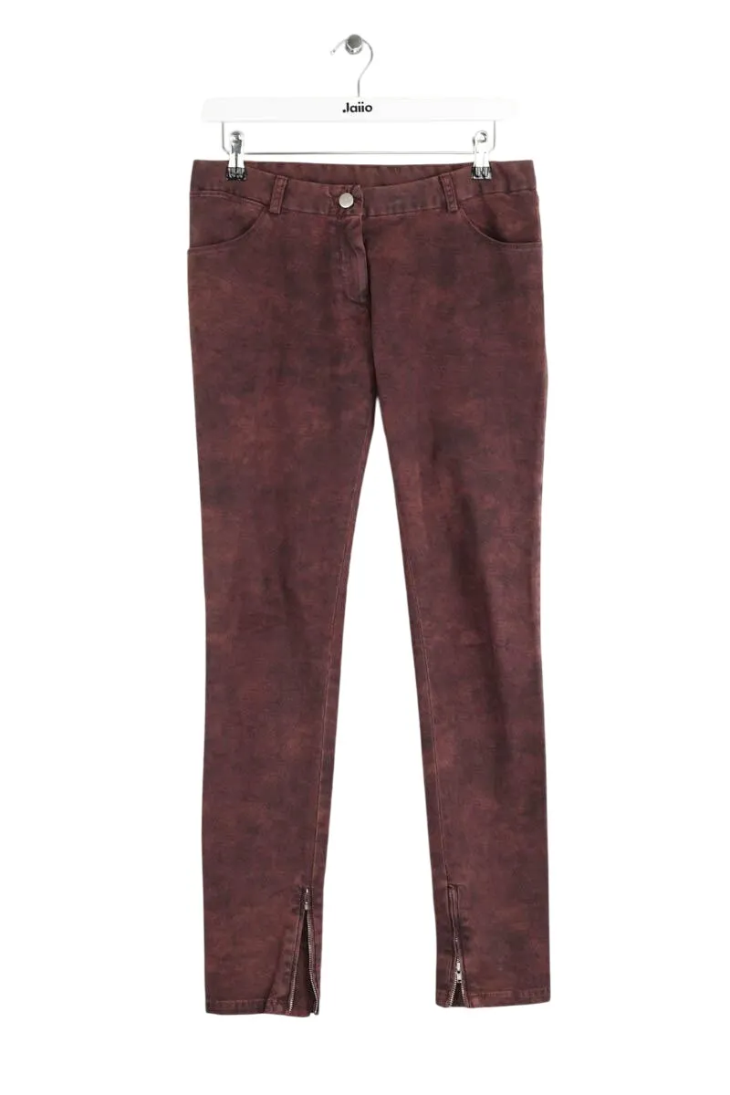 Pantalon en coton Rouge