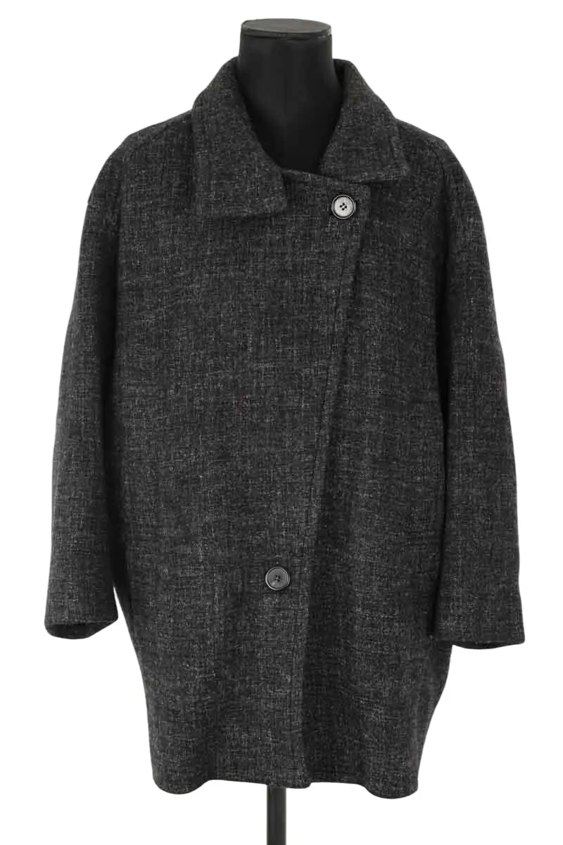 Manteau en laine Gris