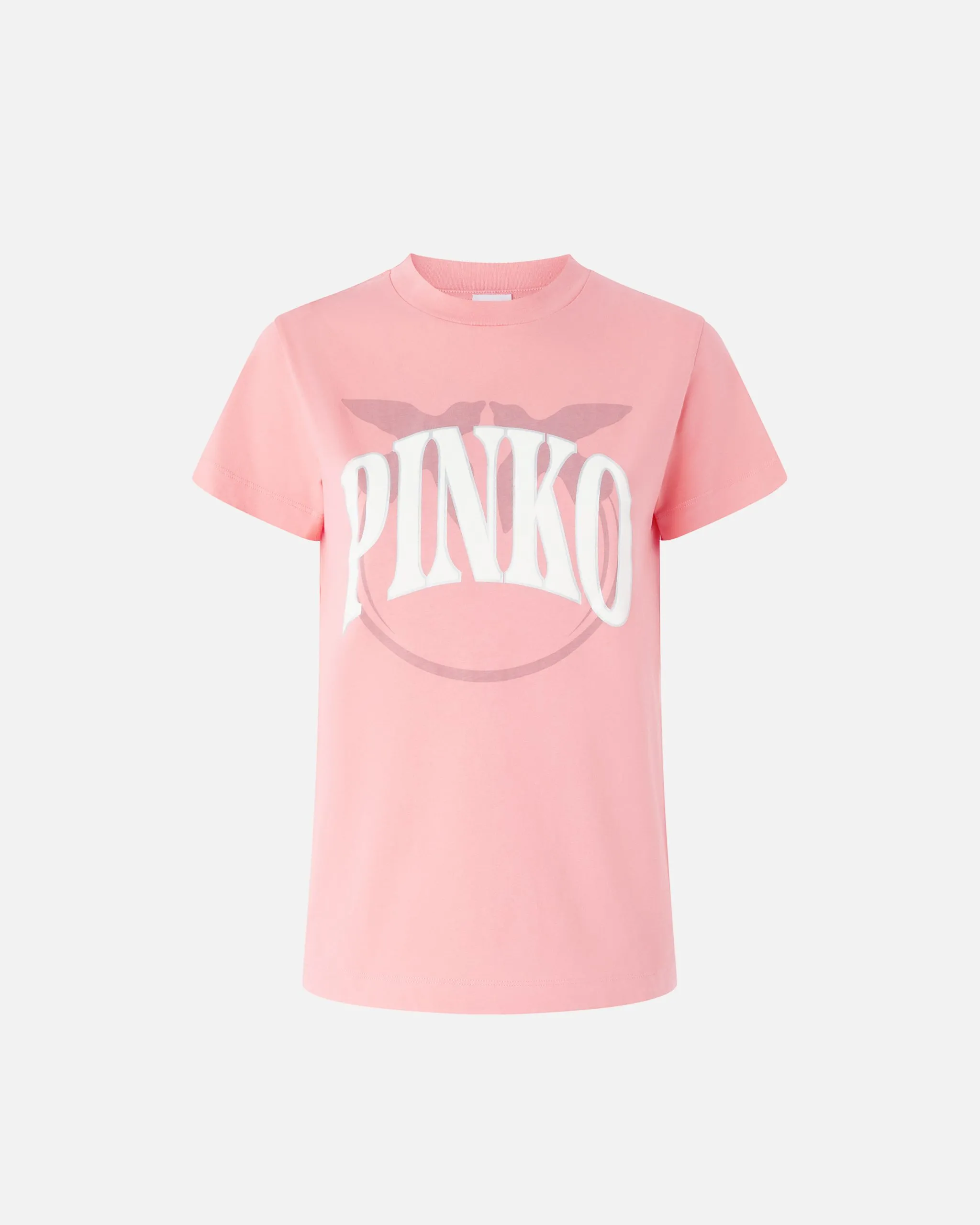 T-shirt logo et oiseaux Rouge