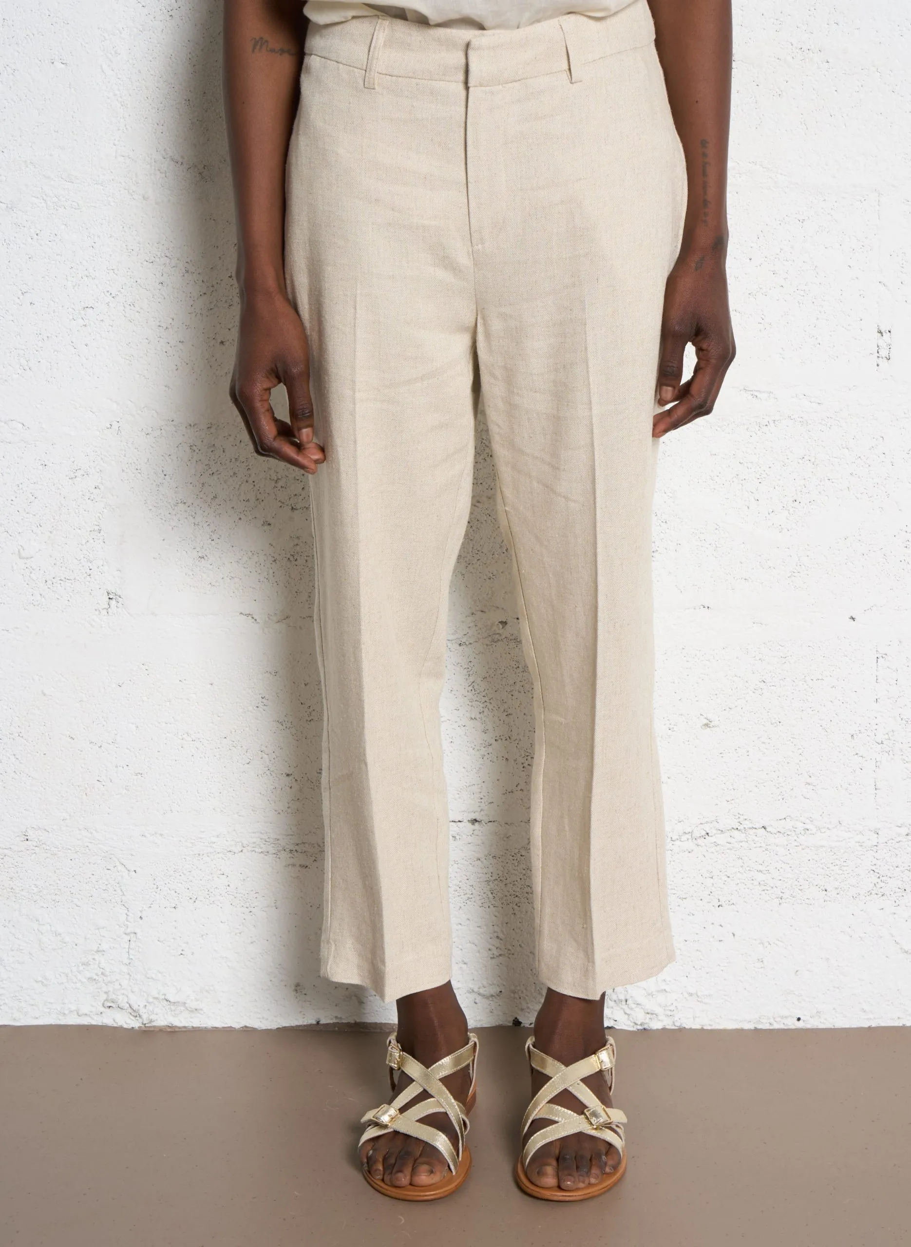 Pantalon droit Beige PISTALI